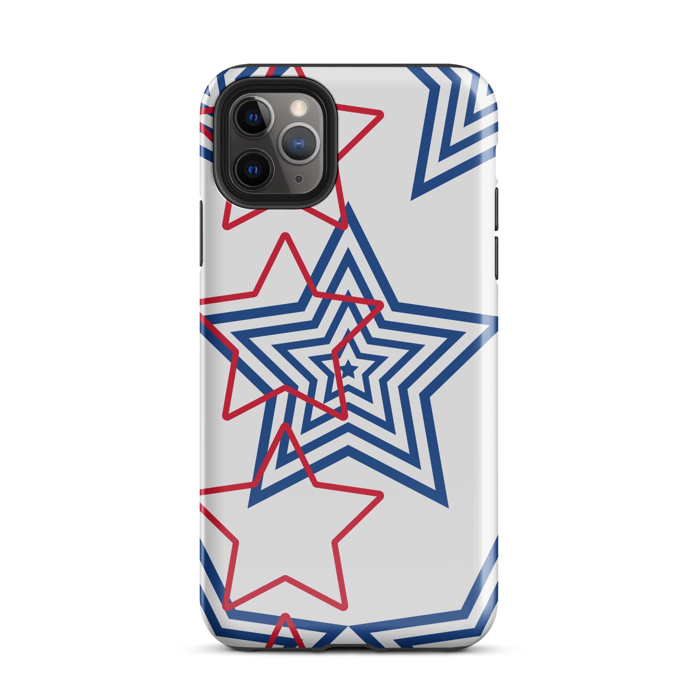 Red White and Blue Stars tough iPhone case