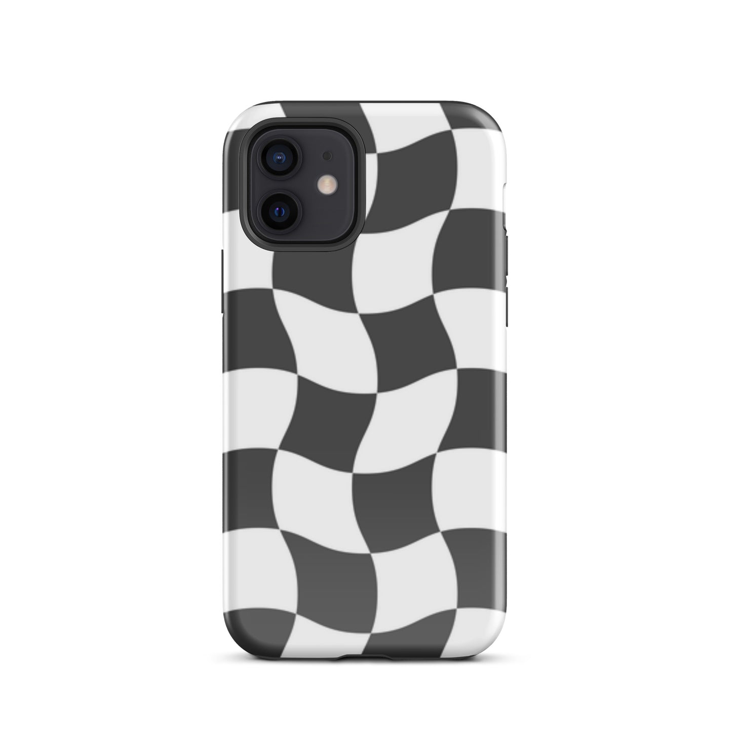 Black and White Haze tough iPhone case