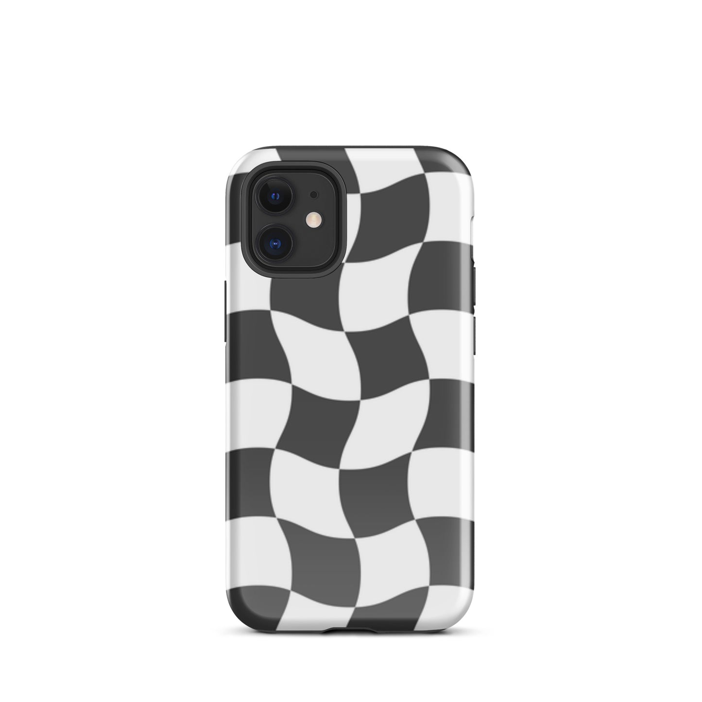 Black and White Haze tough iPhone case