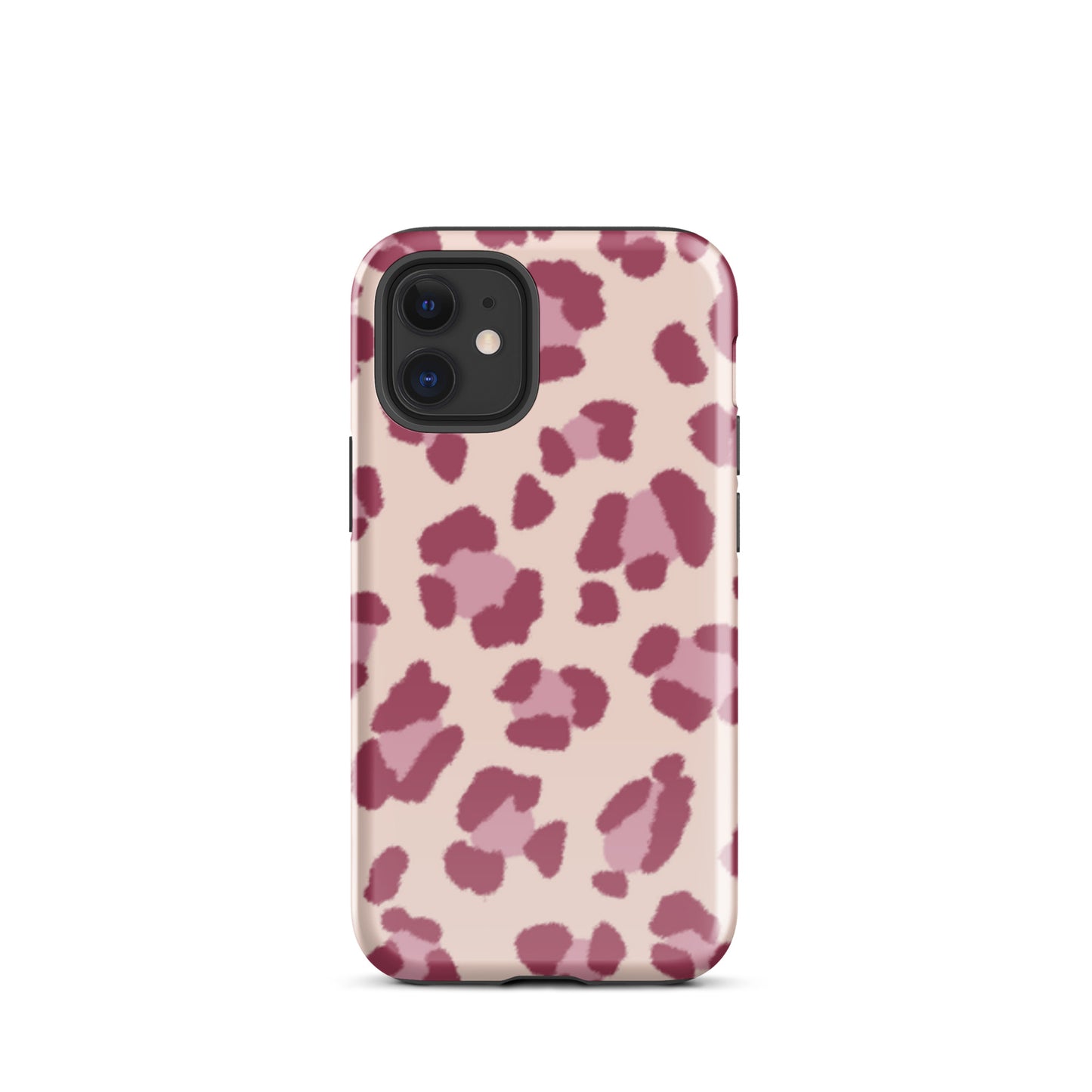 Pink leopard tough iPhone case