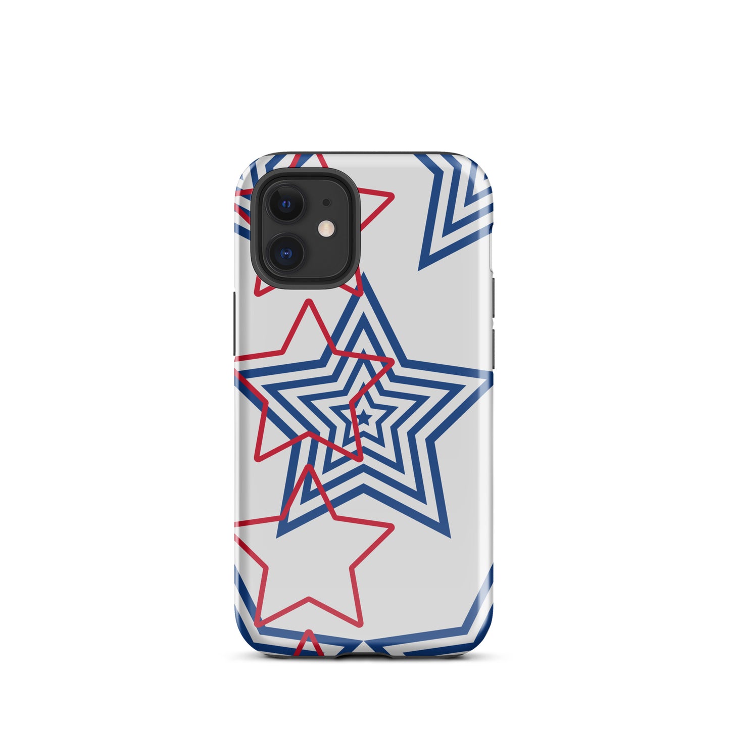 Red White and Blue Stars tough iPhone case