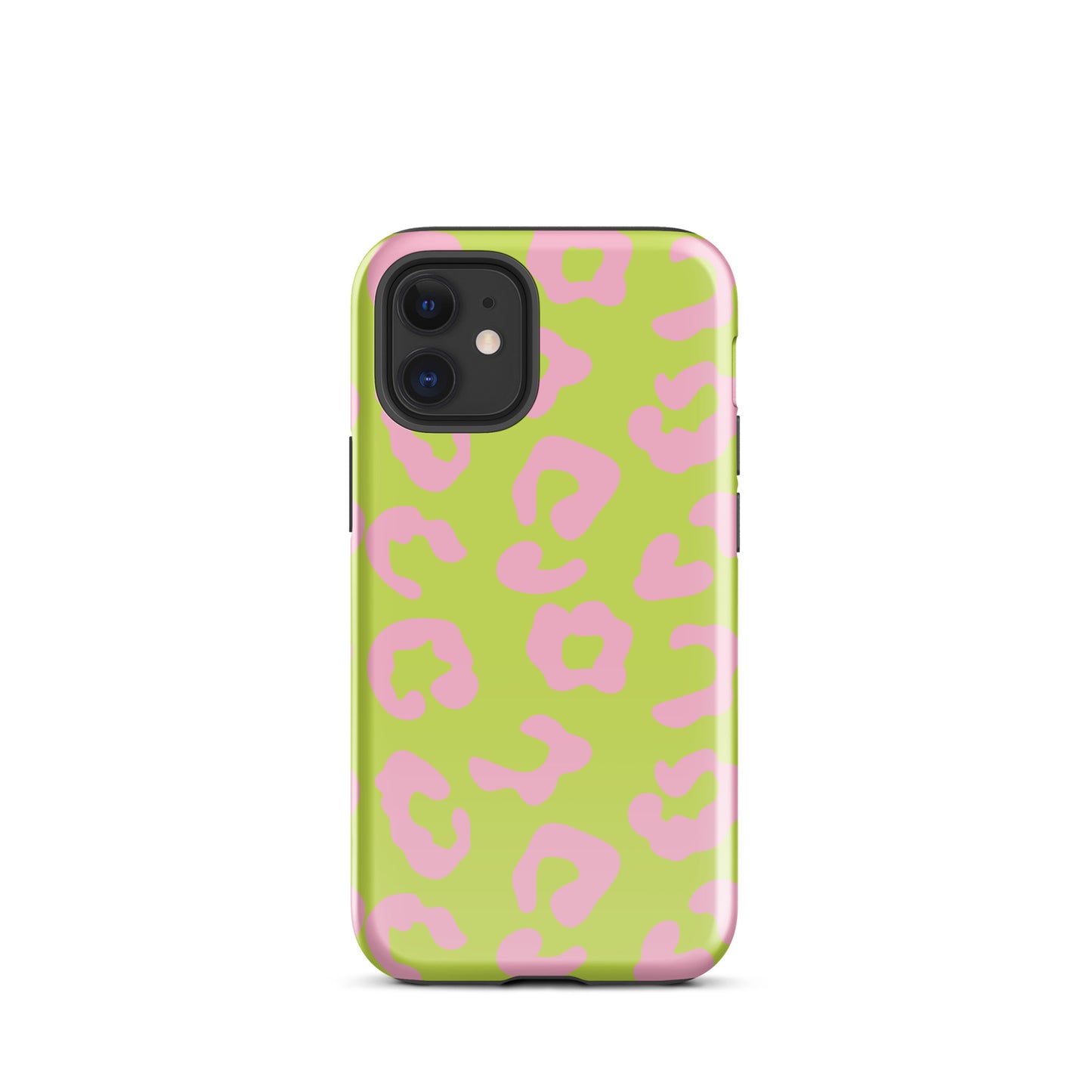 Green and Pink Leopard iPhone case
