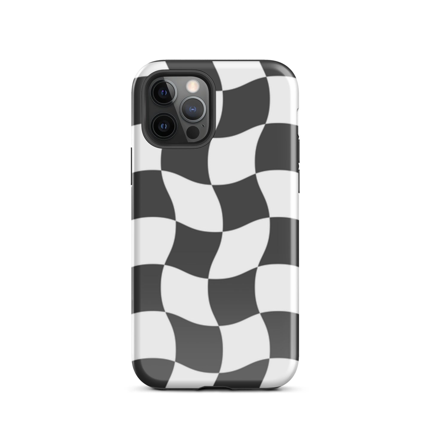 Black and White Haze tough iPhone case