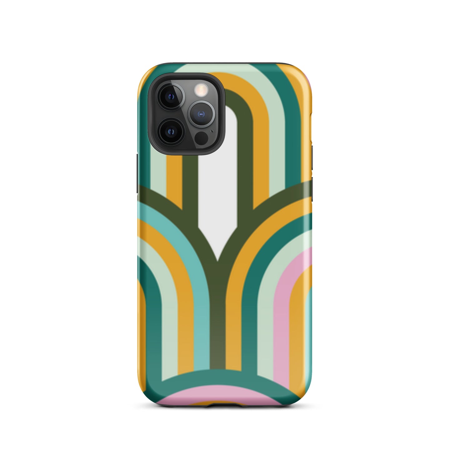 Geo Pastel tough iPhone case