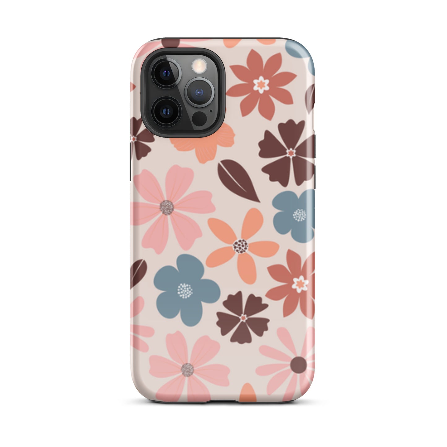 Groovy Flowers tough iPhone case