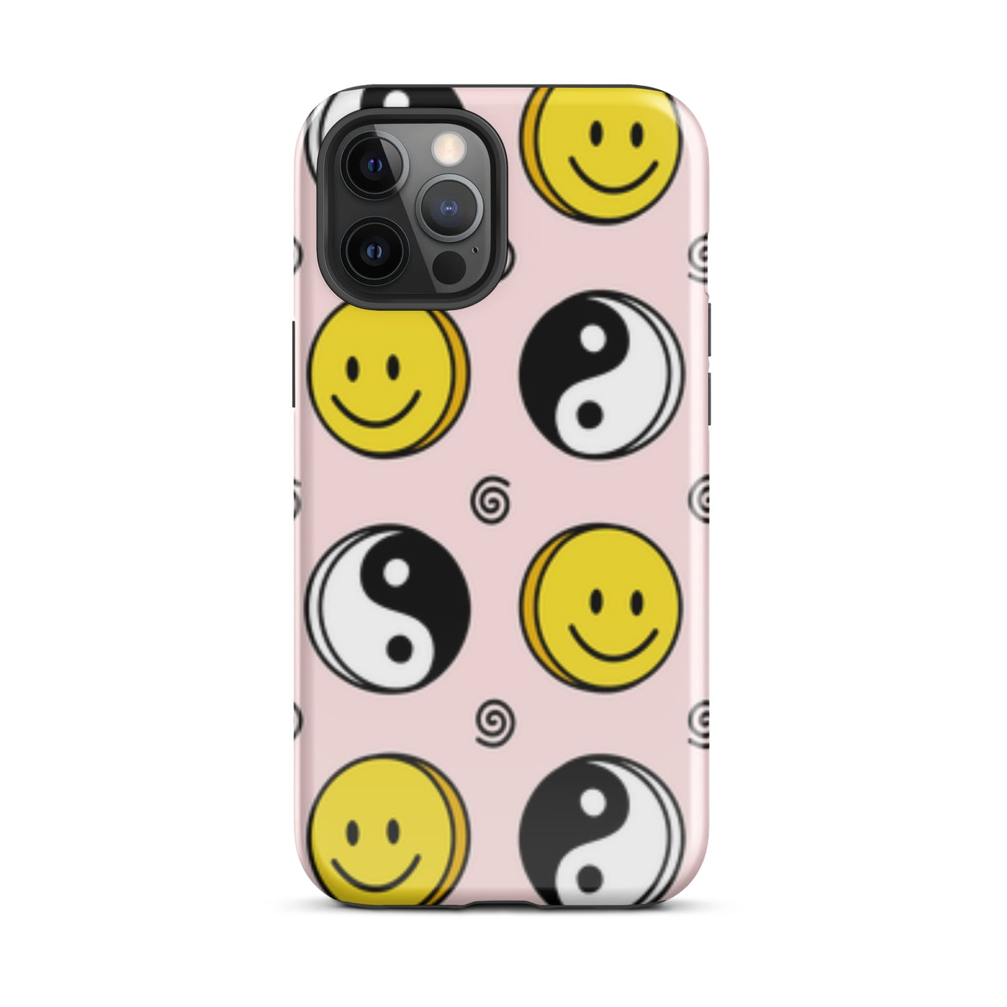 Yin Yang Smiles tough iPhone case