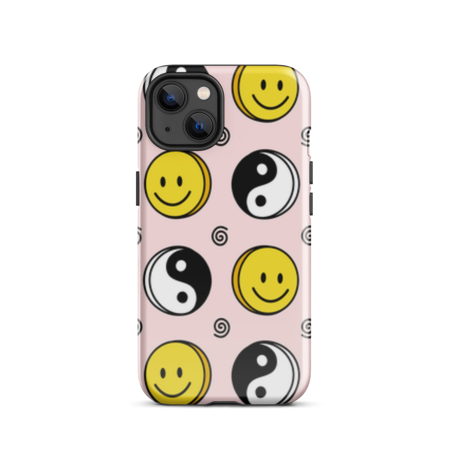 Yin Yang Smiles tough iPhone case