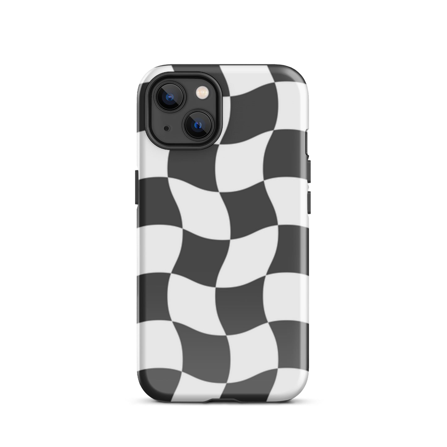 Black and White Haze tough iPhone case