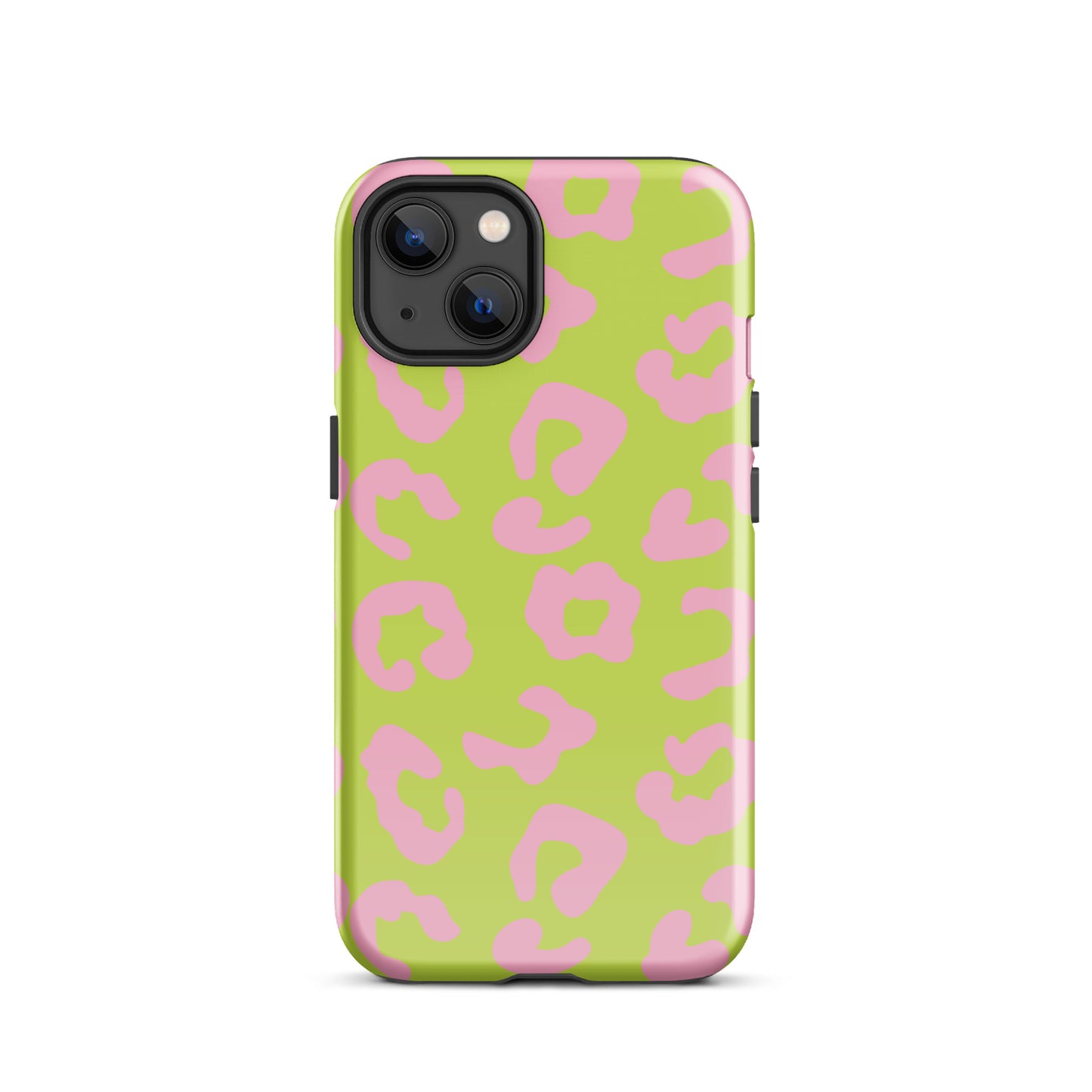 Green and Pink Leopard iPhone case