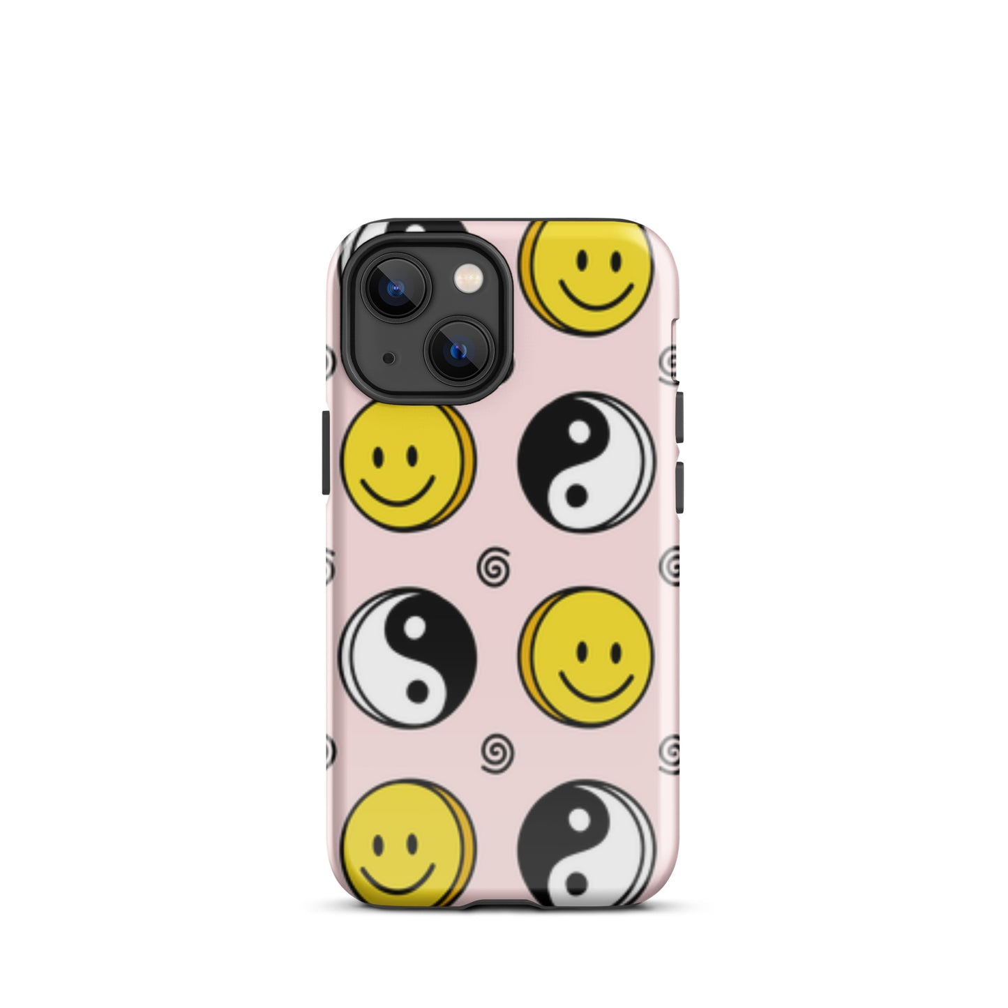 Yin Yang Smiles tough iPhone case