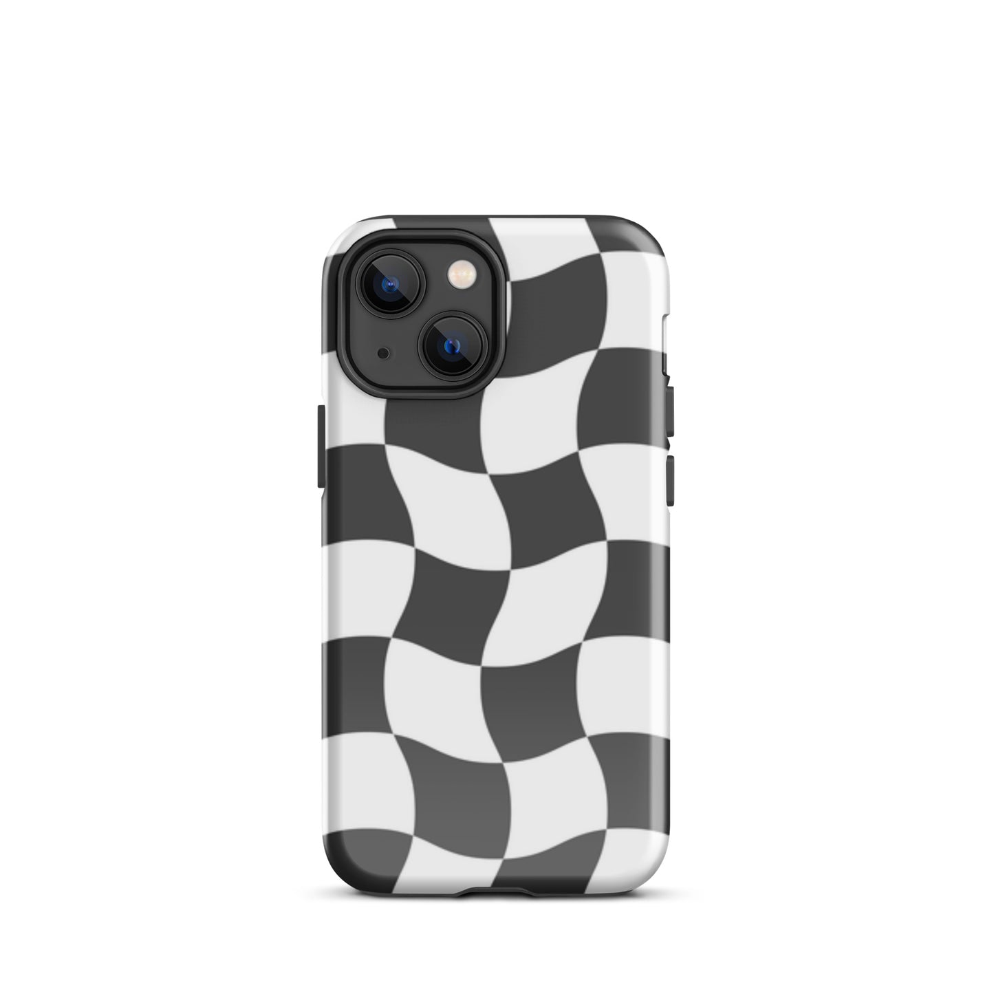 Black and White Haze tough iPhone case