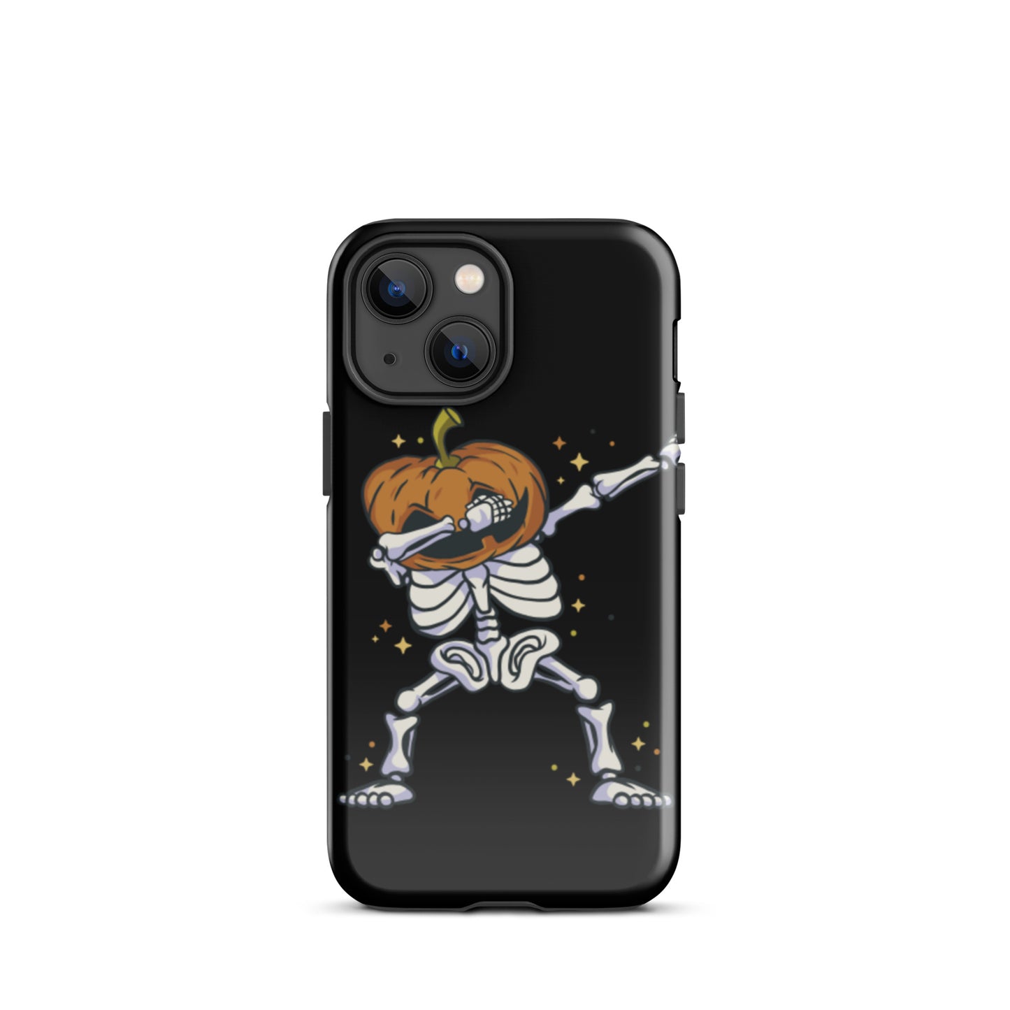 Pumpkin Skeleton Dab tough iPhone case