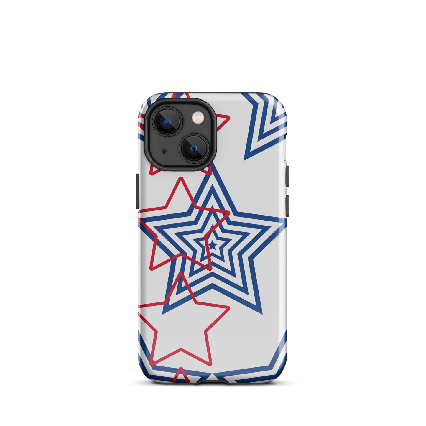 Red White and Blue Stars tough iPhone case