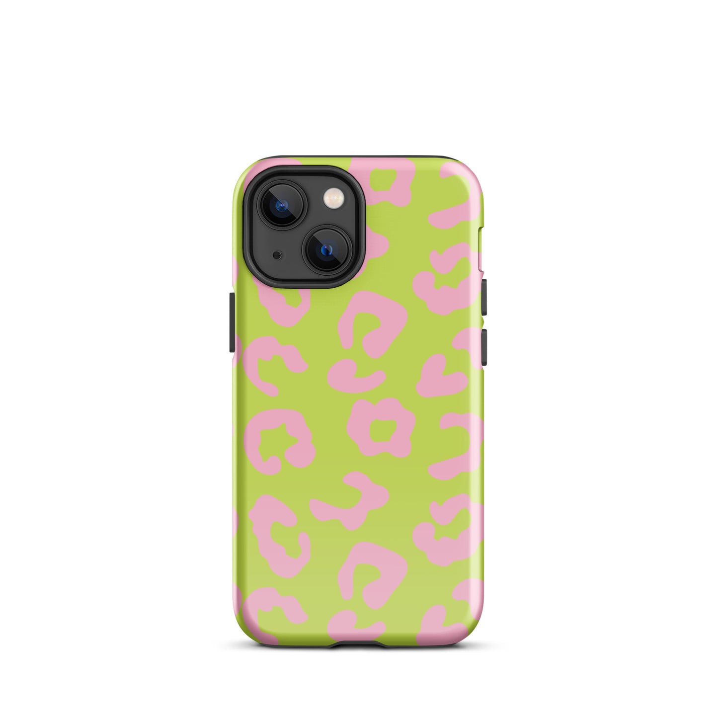 Green and Pink Leopard iPhone case