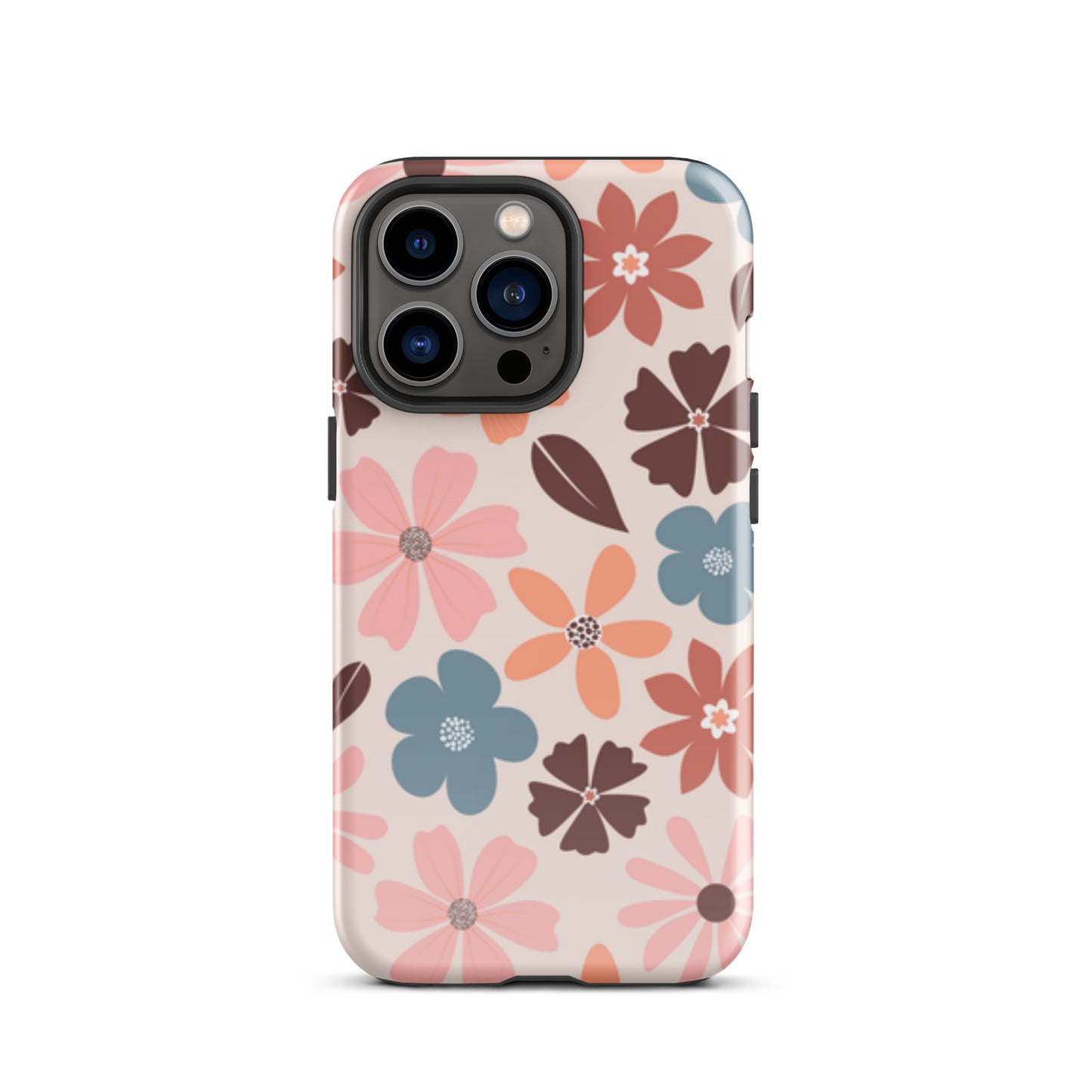 Groovy Flowers tough iPhone case