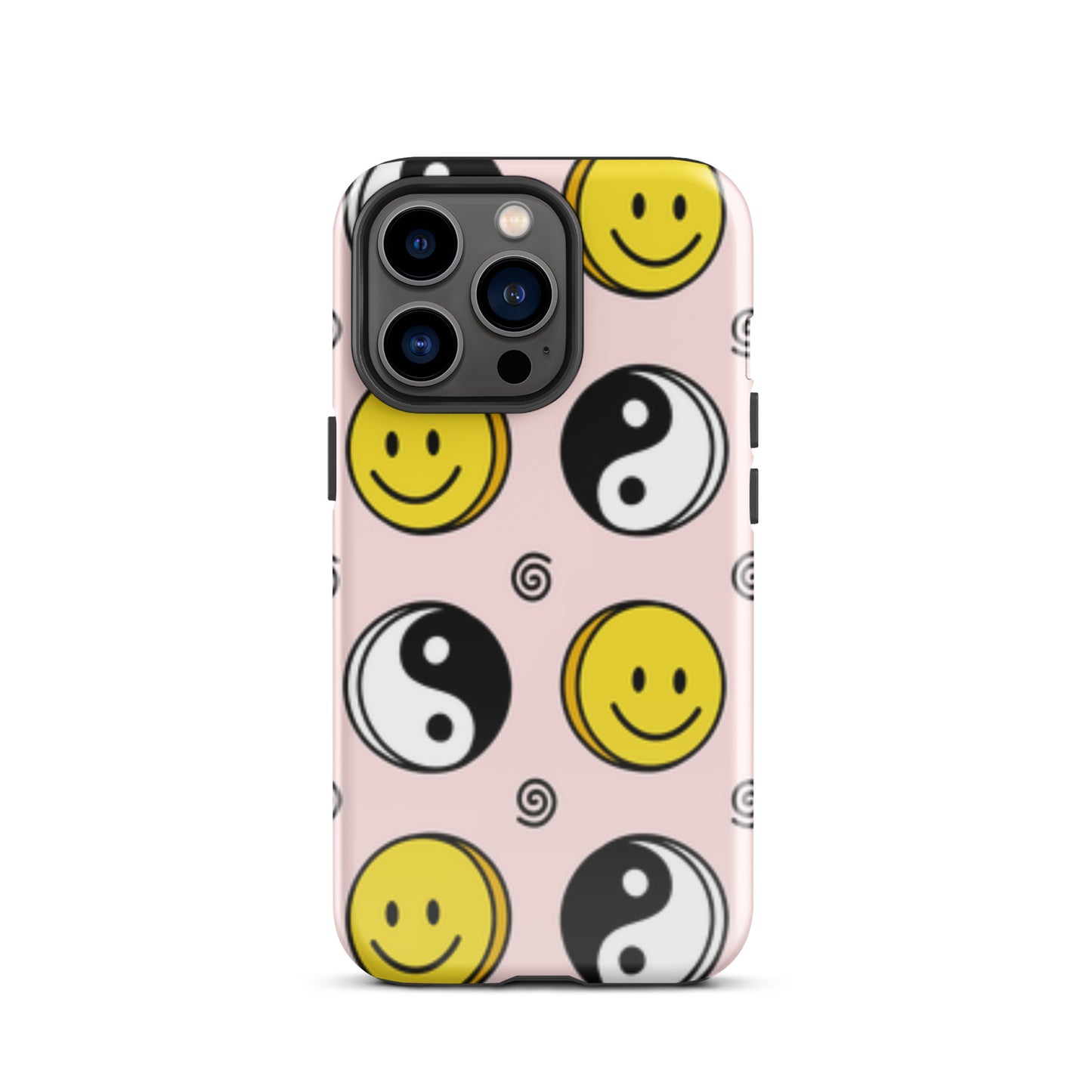 Yin Yang Smiles tough iPhone case