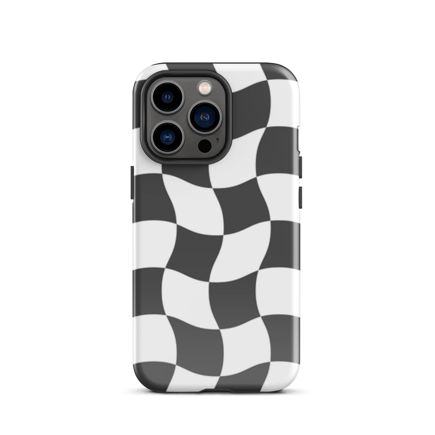 Black and White Haze tough iPhone case