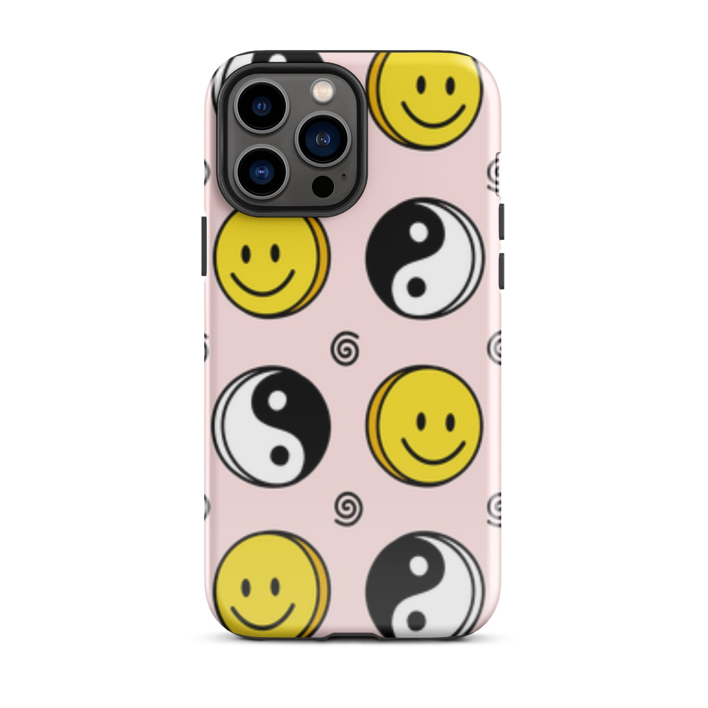 Yin Yang Smiles tough iPhone case