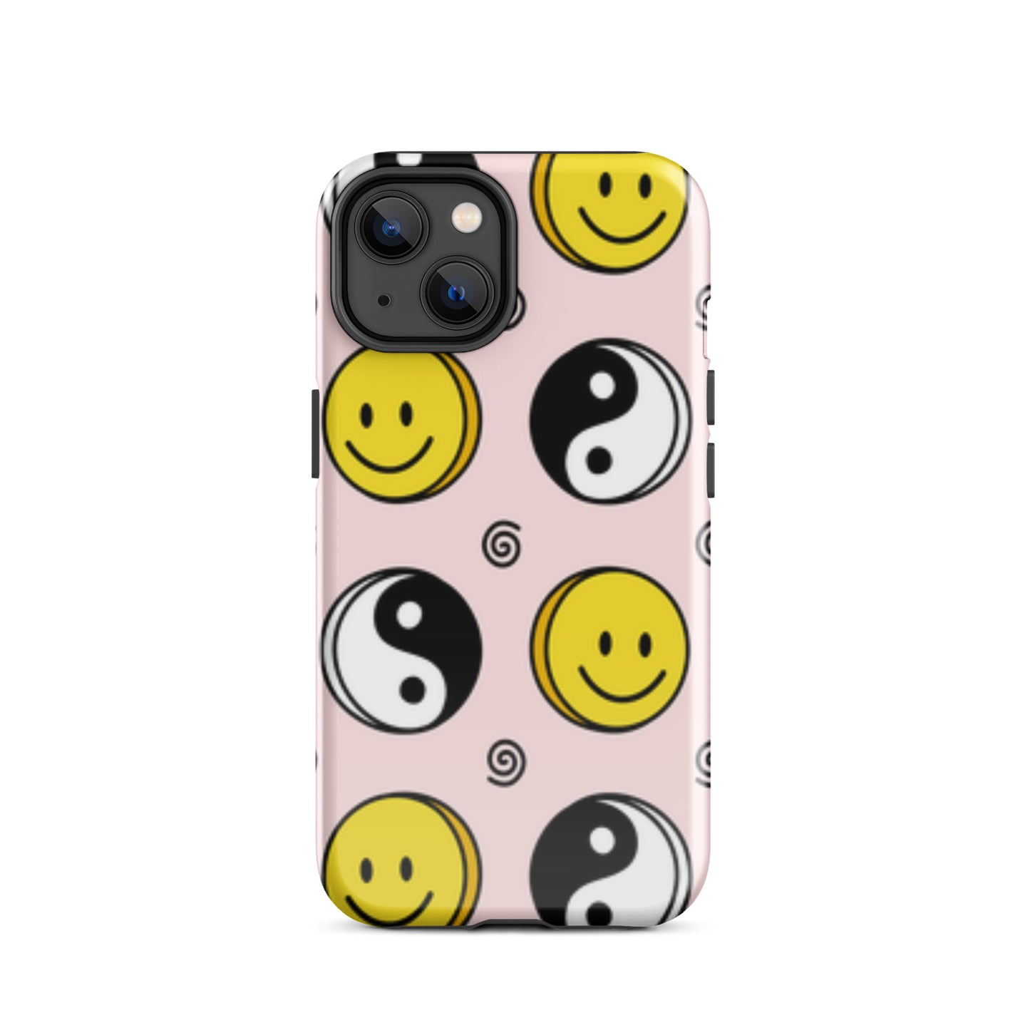 Yin Yang Smiles tough iPhone case