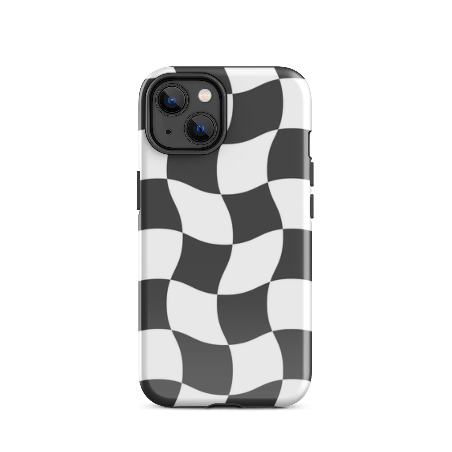 Black and White Haze tough iPhone case