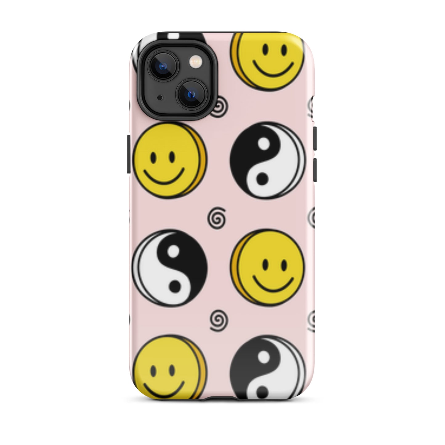 Yin Yang Smiles tough iPhone case