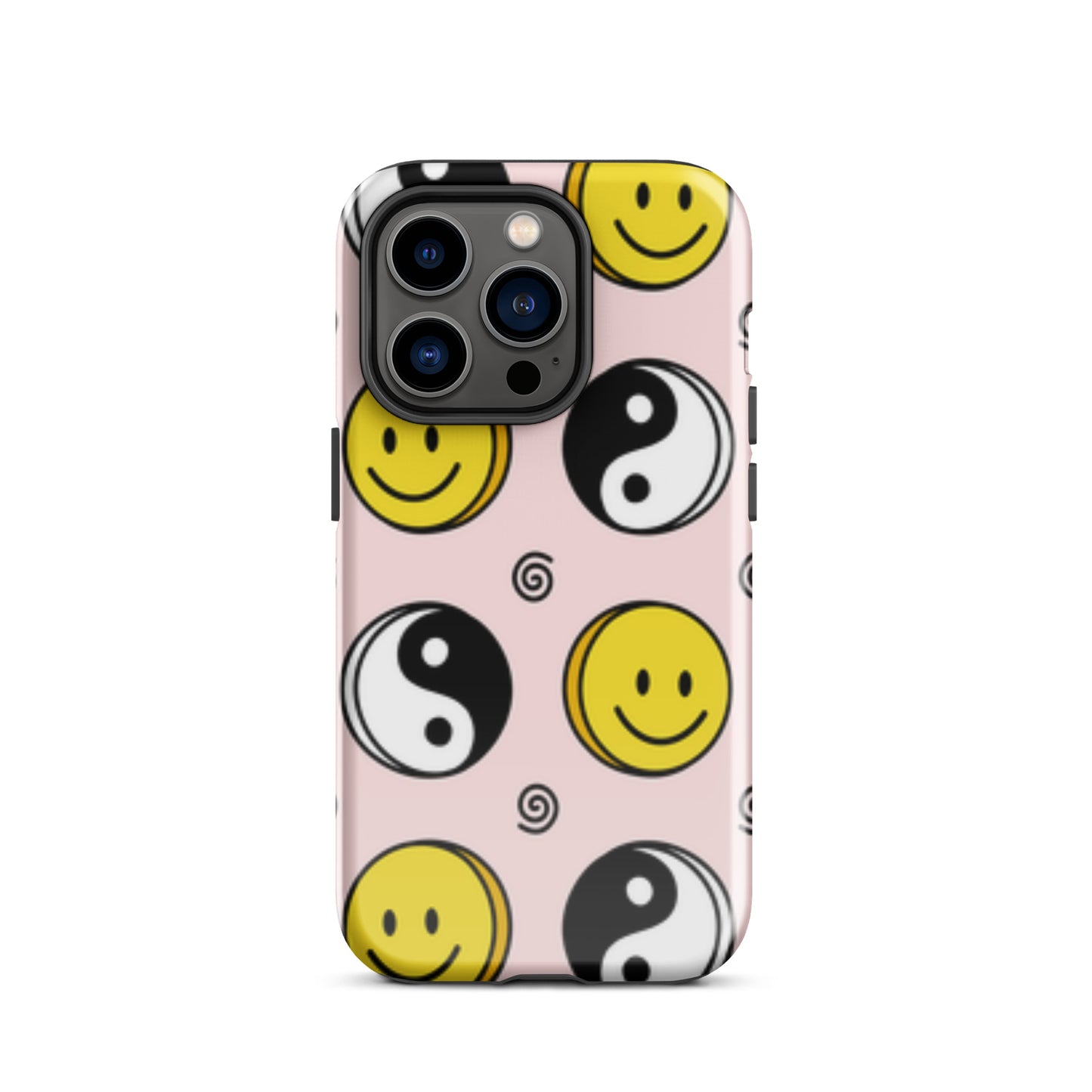 Yin Yang Smiles tough iPhone case