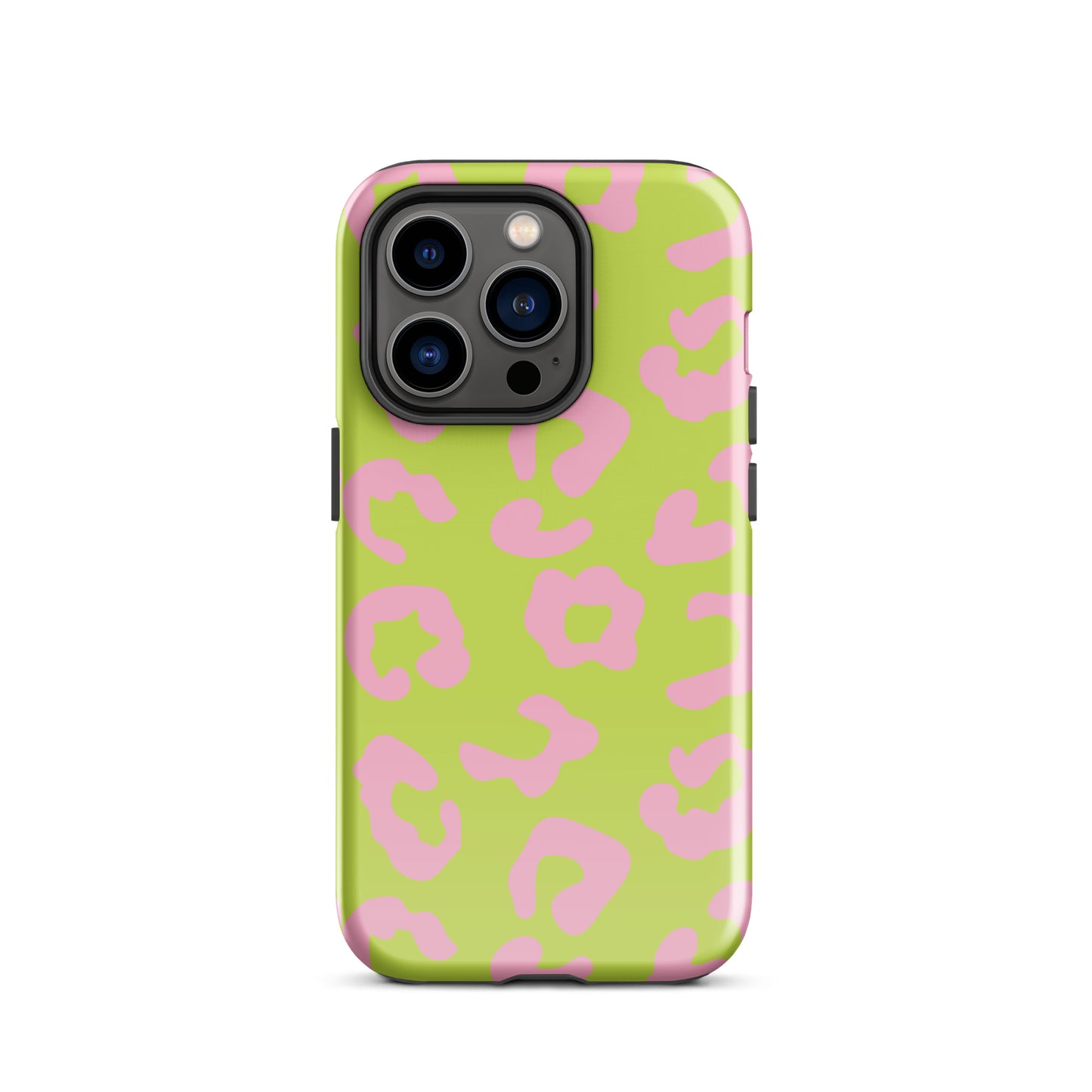 Green and Pink Leopard iPhone case