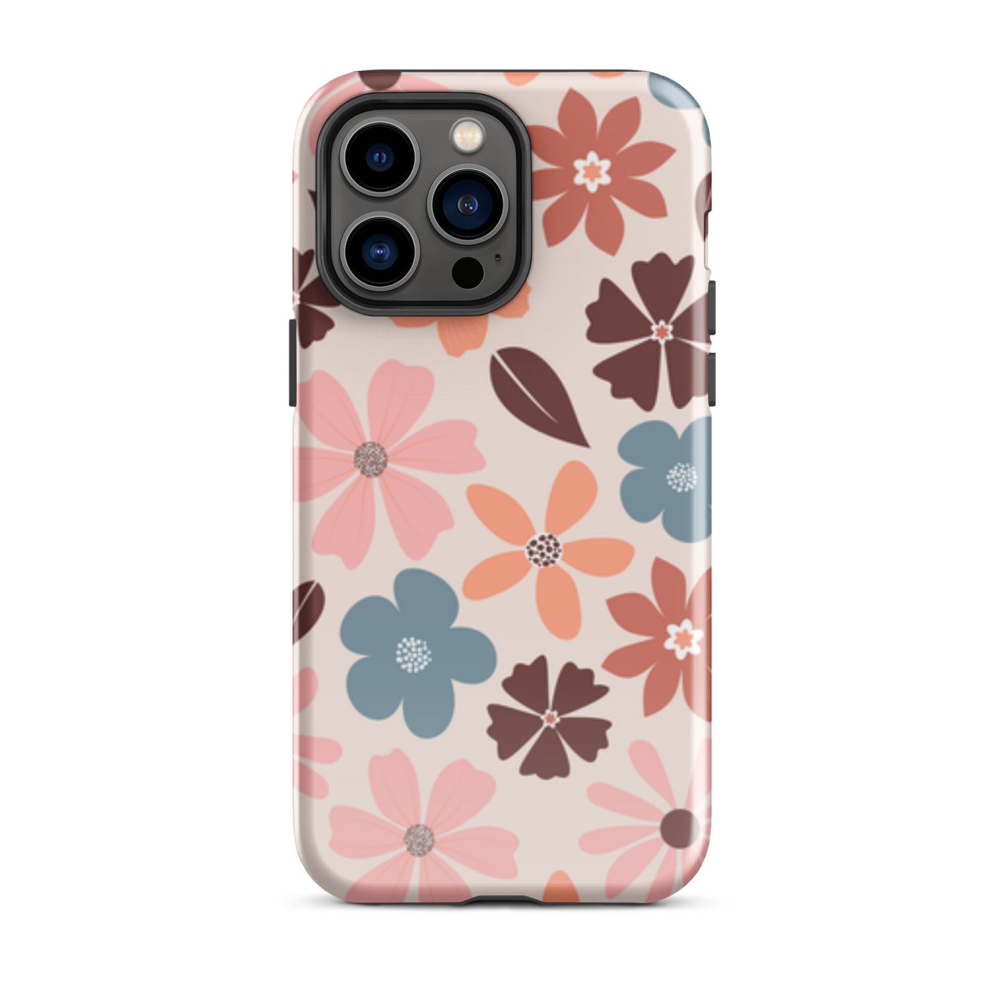 Groovy Flowers tough iPhone case