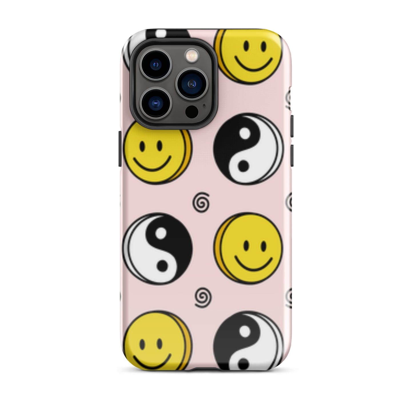 Yin Yang Smiles tough iPhone case