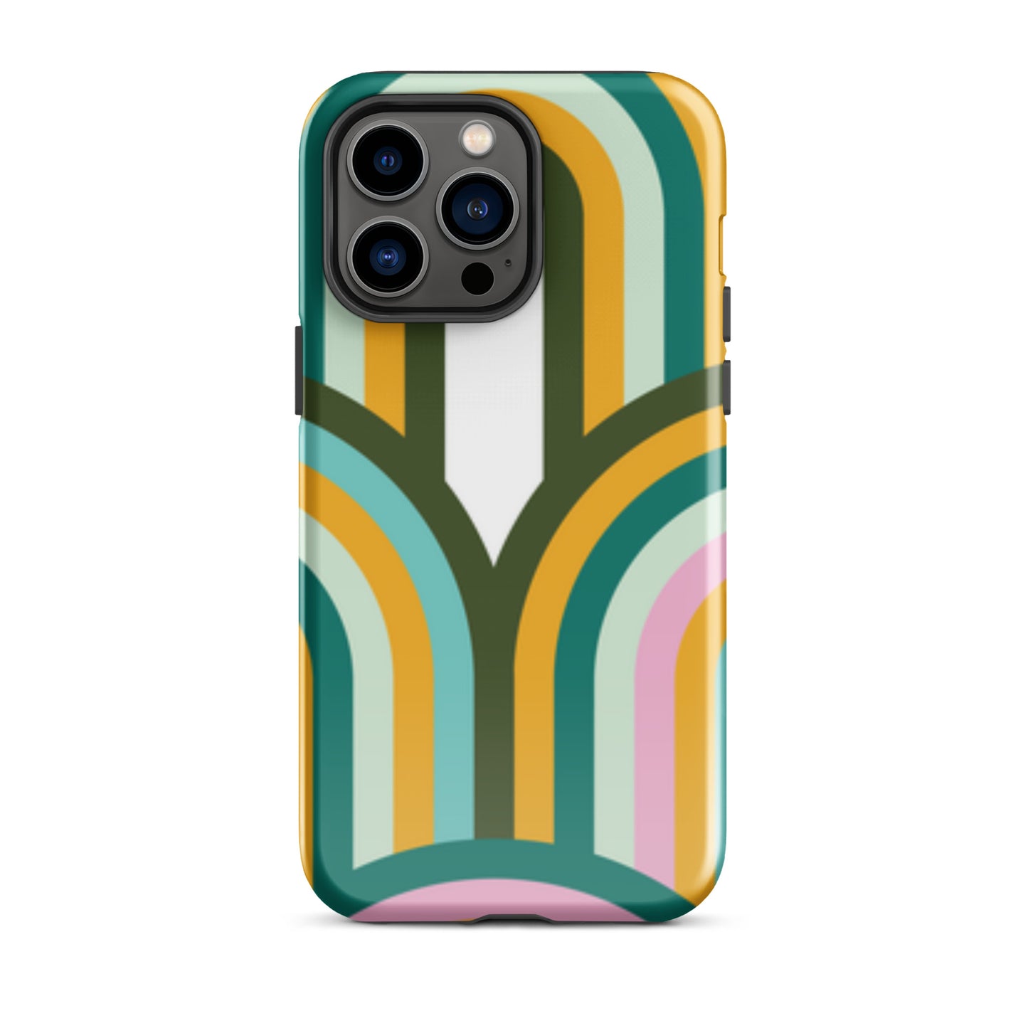 Geo Pastel tough iPhone case