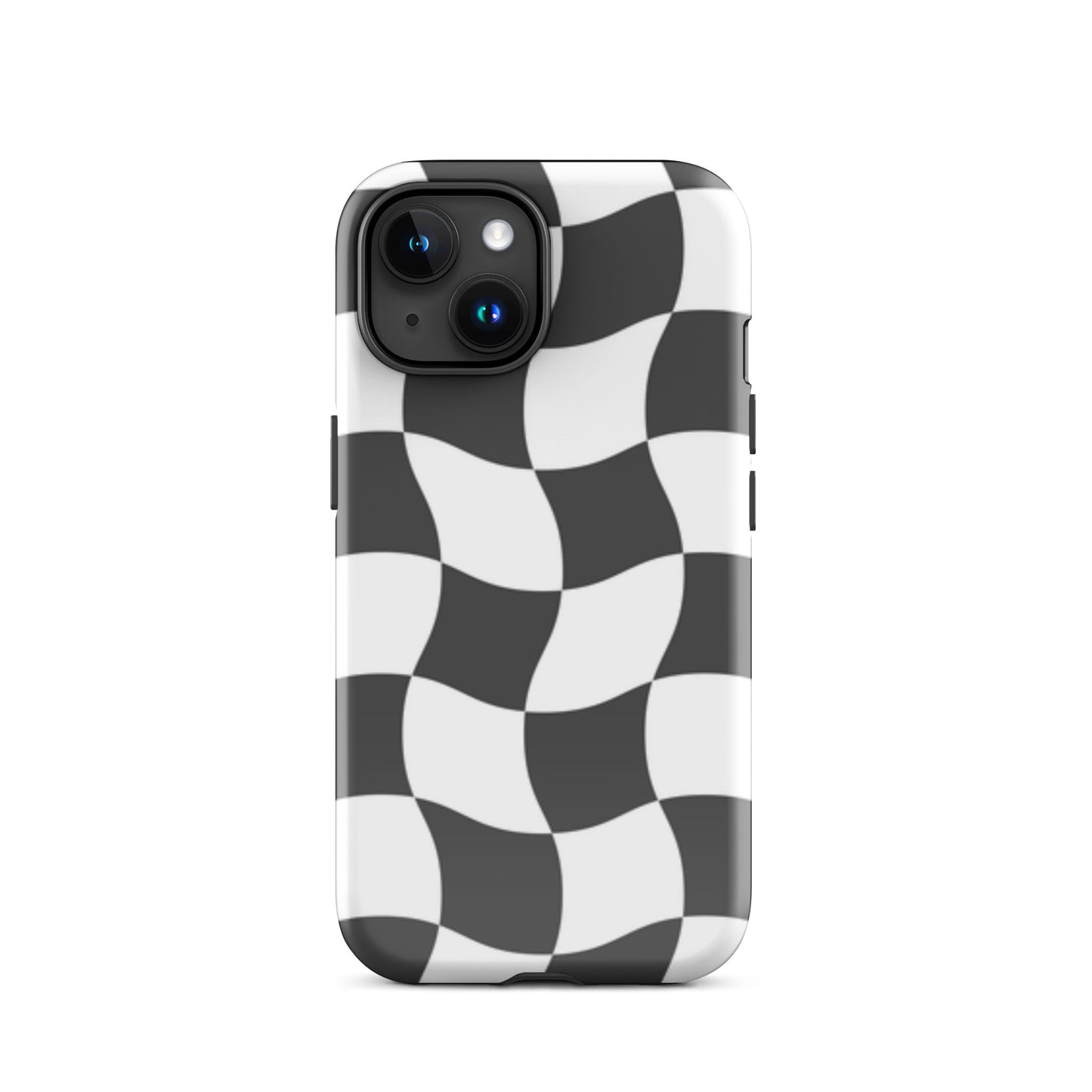 Black and White Haze tough iPhone case