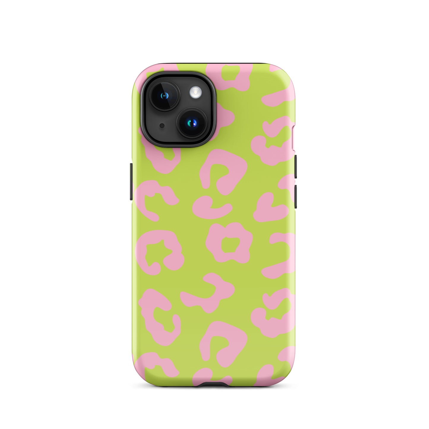 Green and Pink Leopard iPhone case