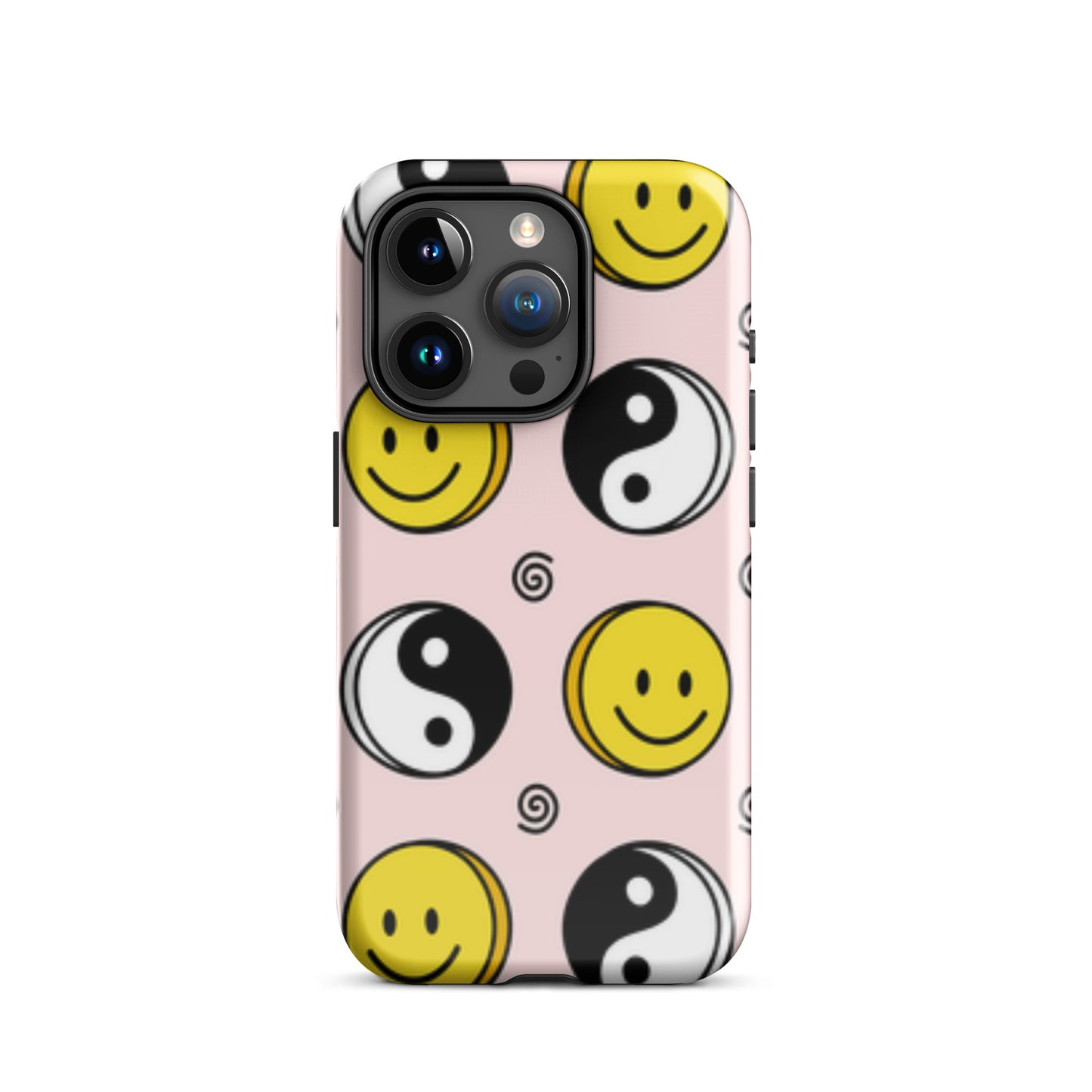 Yin Yang Smiles tough iPhone case