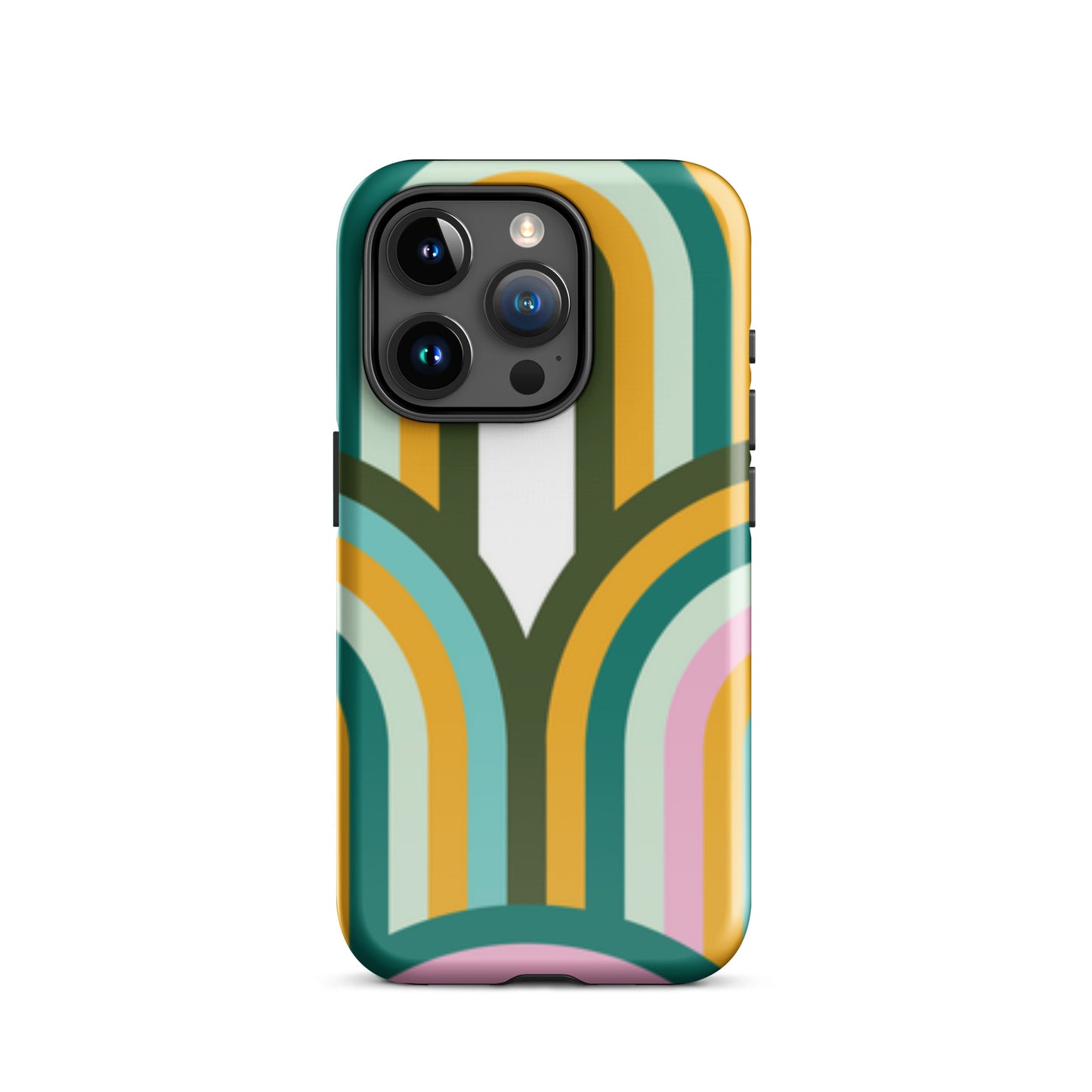 Geo Pastel tough iPhone case