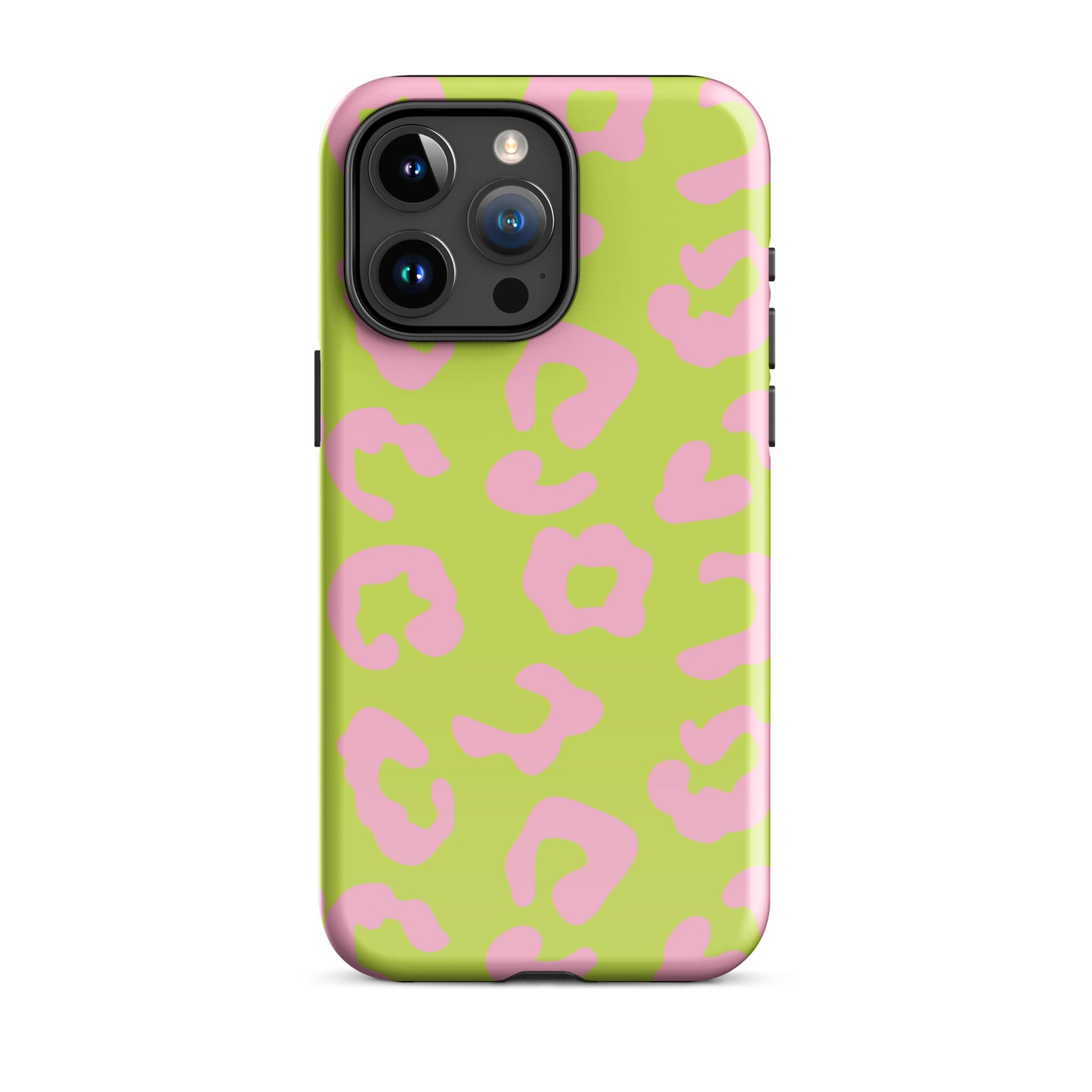 Green and Pink Leopard iPhone case