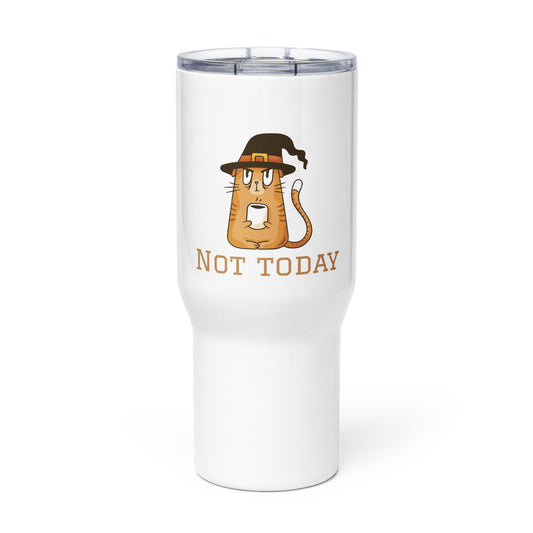 Cat Witch Travel mug with a handle