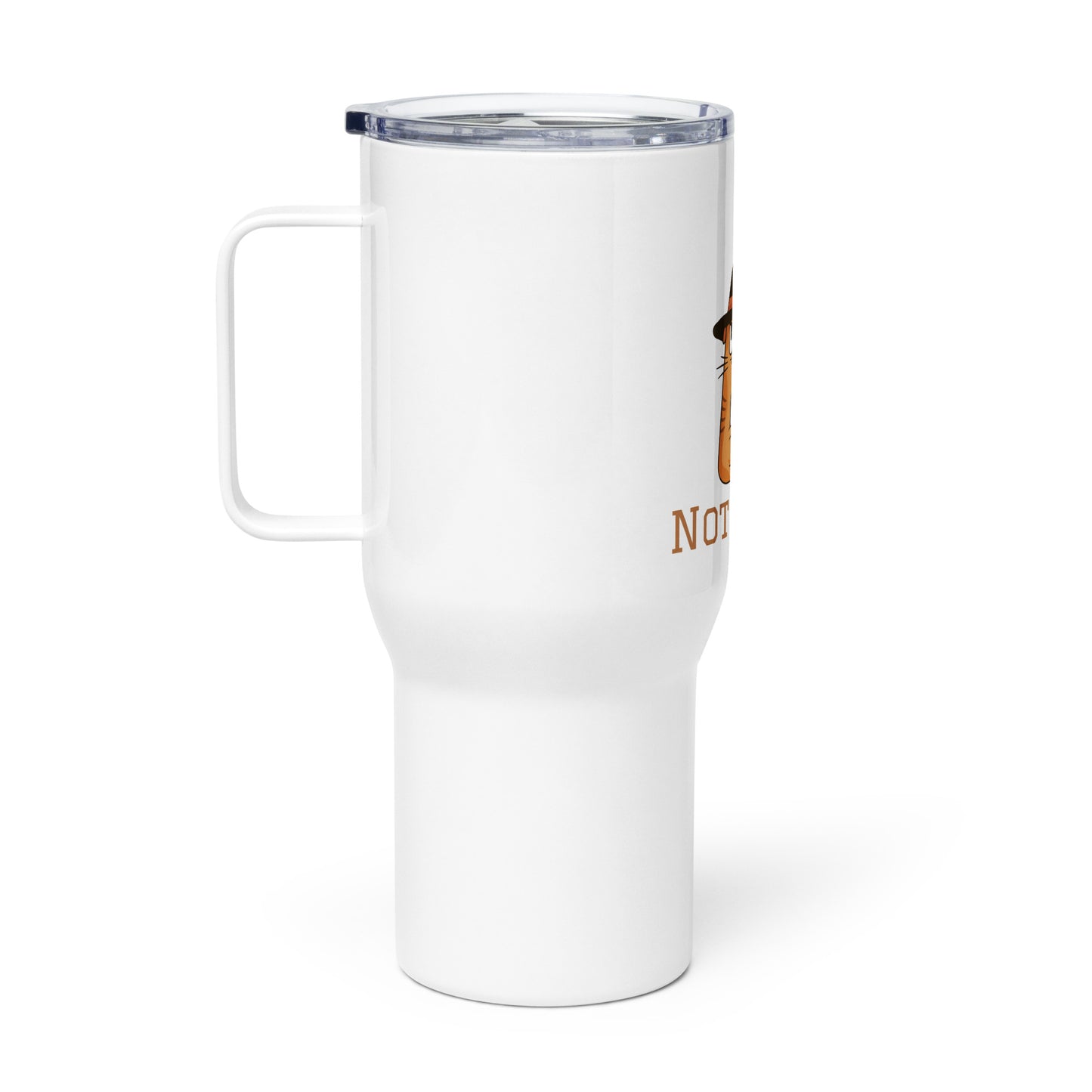 Cat Witch Travel mug with a handle