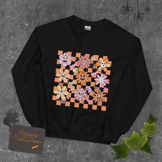 Halloween Grid Unisex Sweatshirt