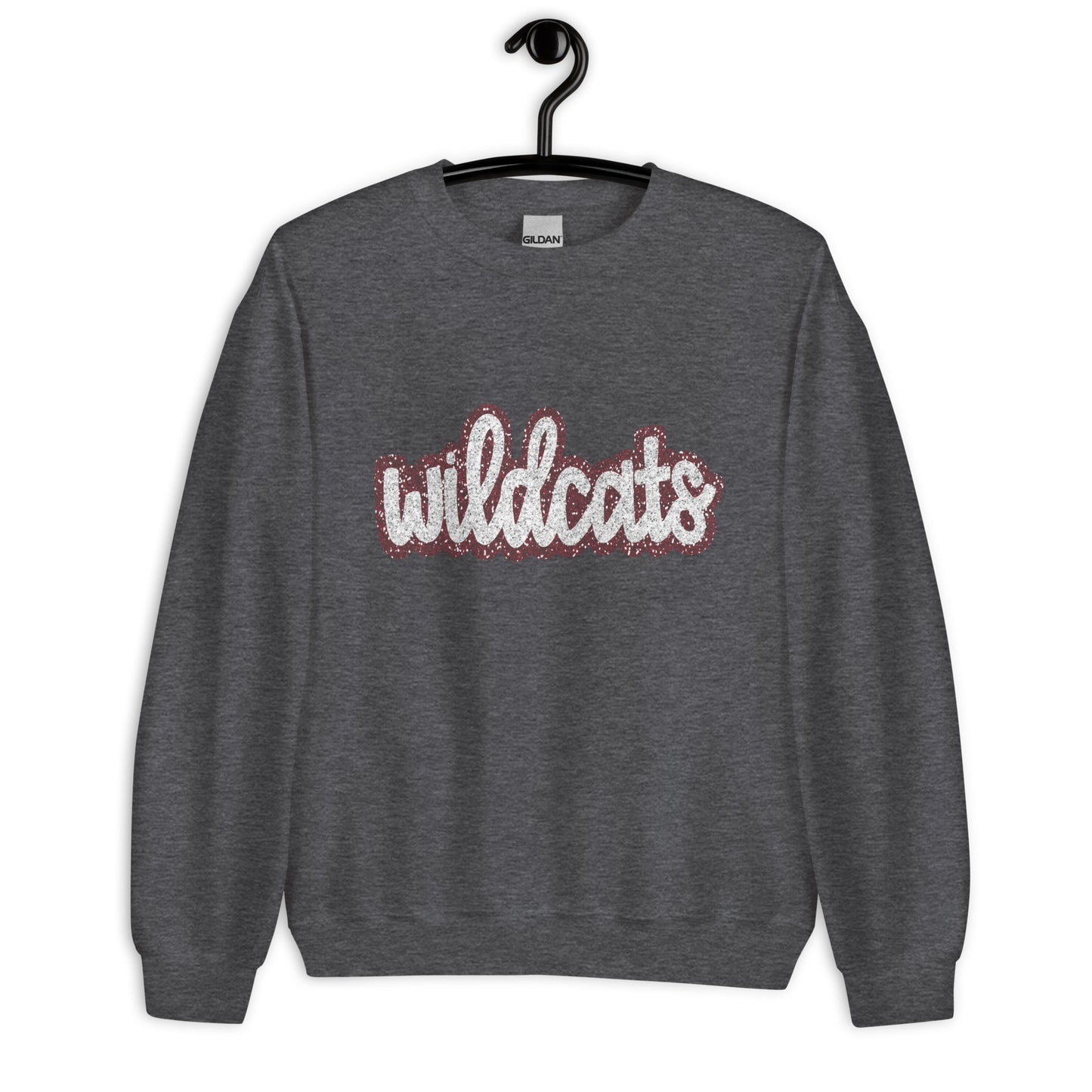 Wildcat lowercase sequin look Unisex Sweatshirt