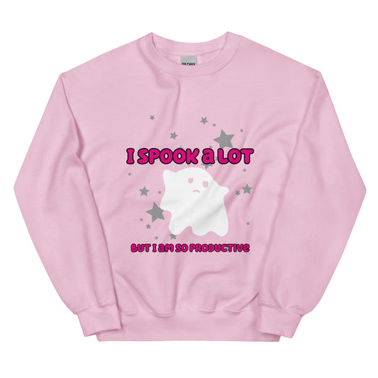 Pink Ghost Sweatshirt