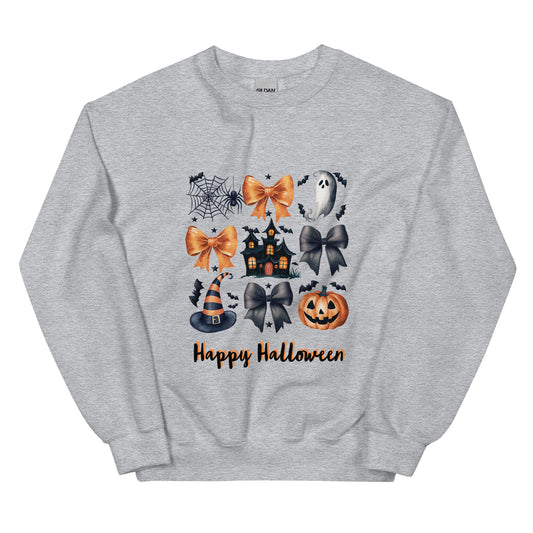 Halloween Bow Unisex Sweatshirt