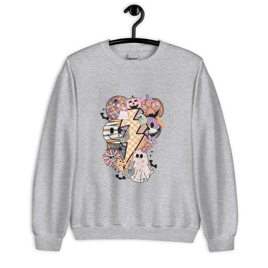 Groovy Lighting Bolt Unisex Sweatshirt