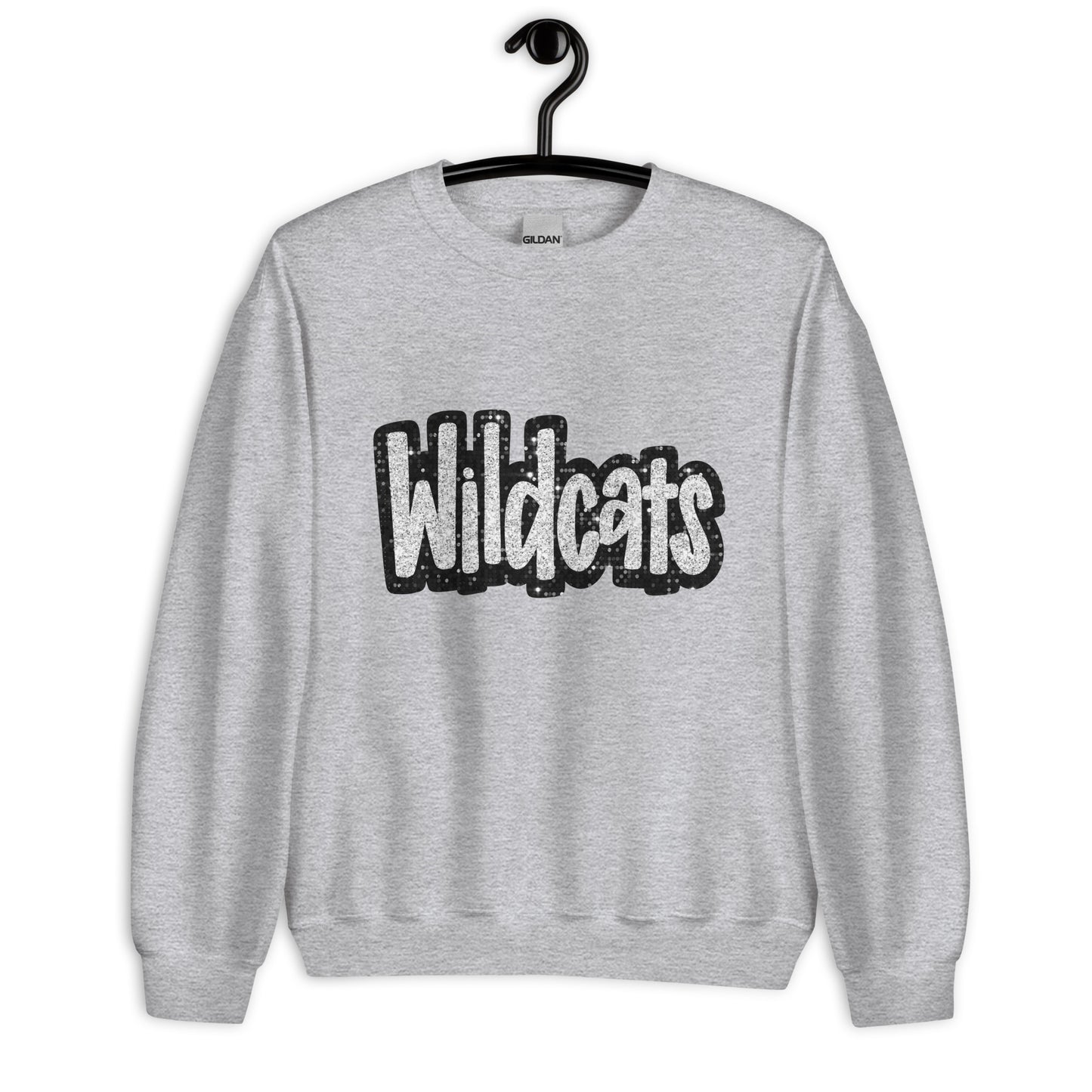 Wildcats Capital Sequin Look Unisex Sweatshirt