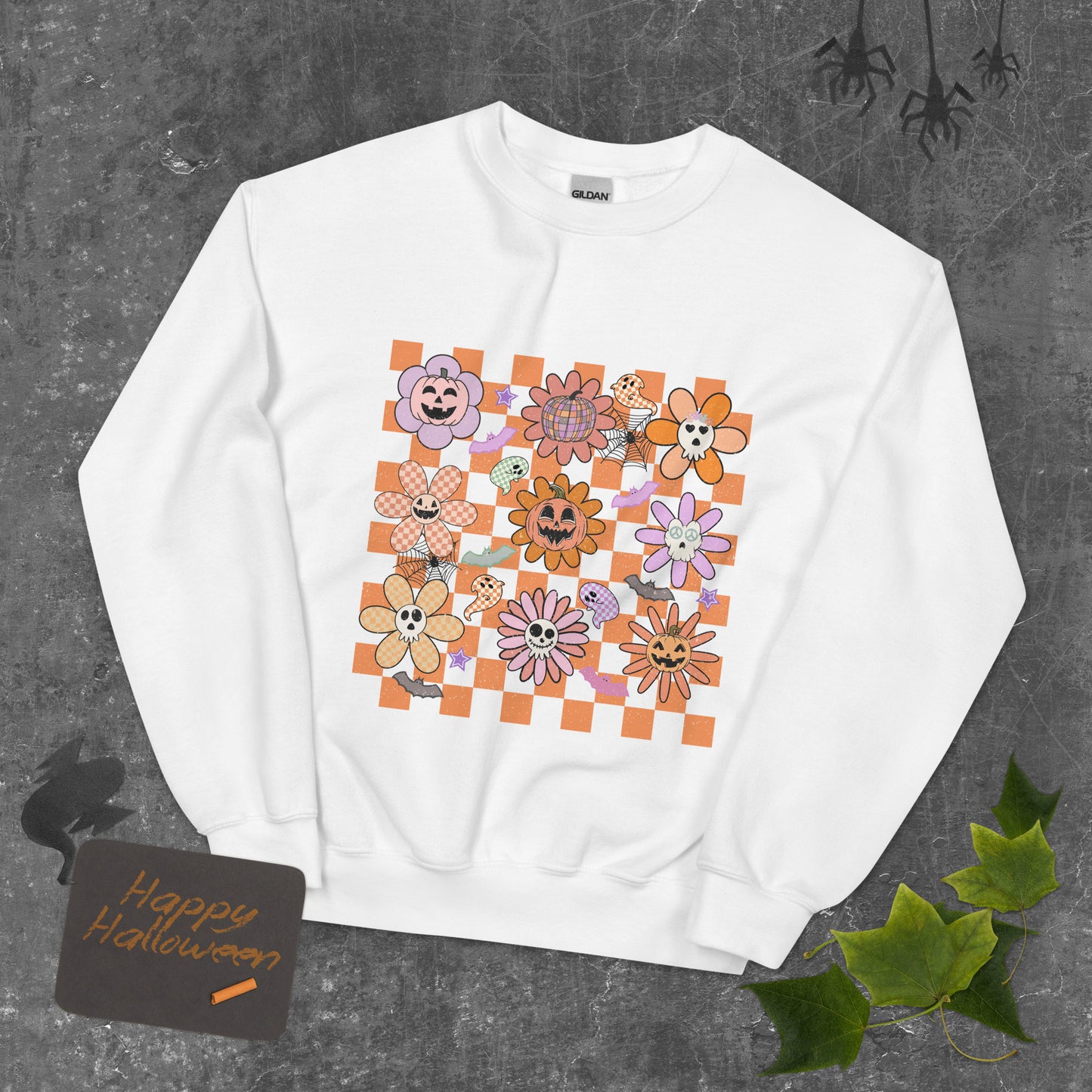 Halloween Grid Unisex Sweatshirt