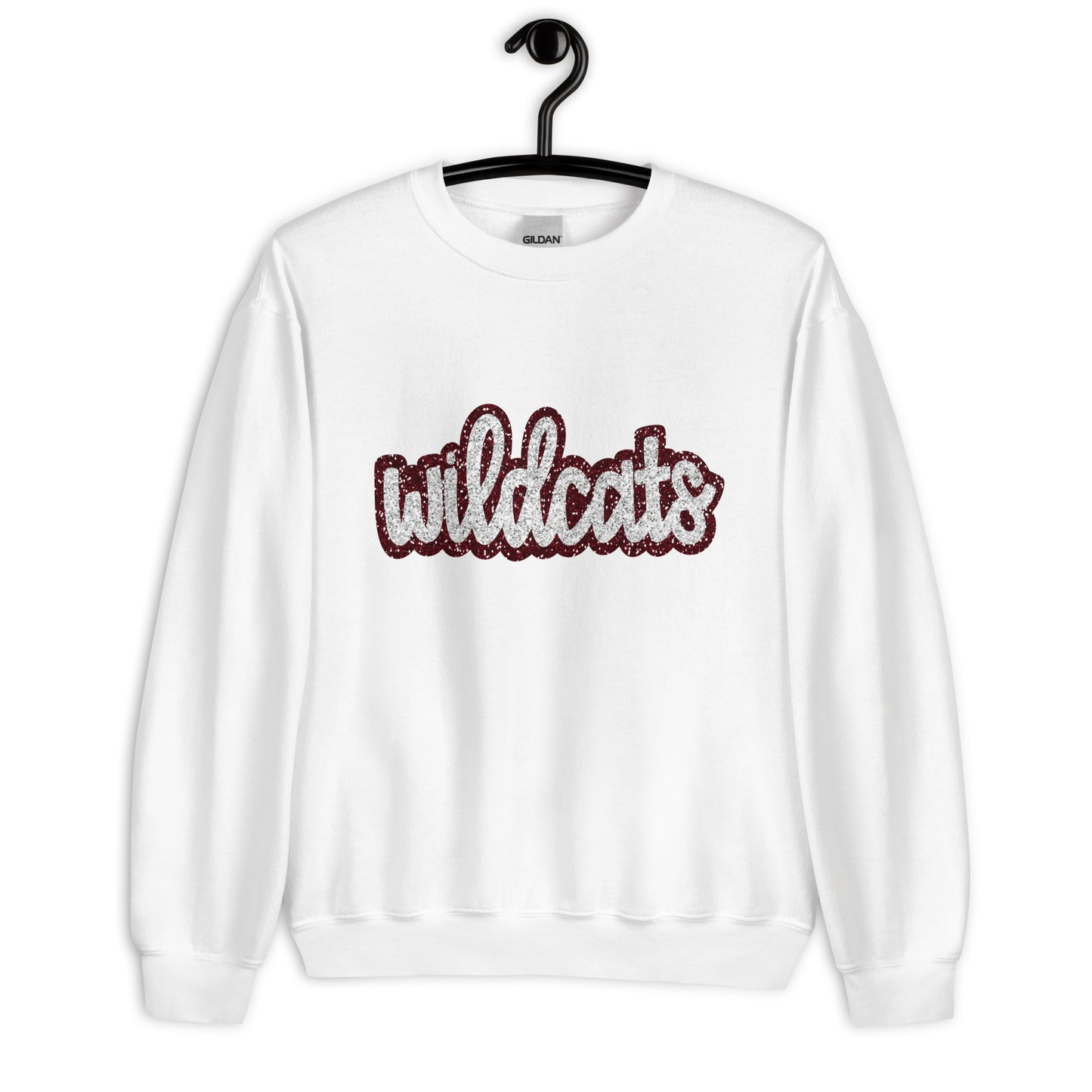 Wildcat lowercase sequin look Unisex Sweatshirt