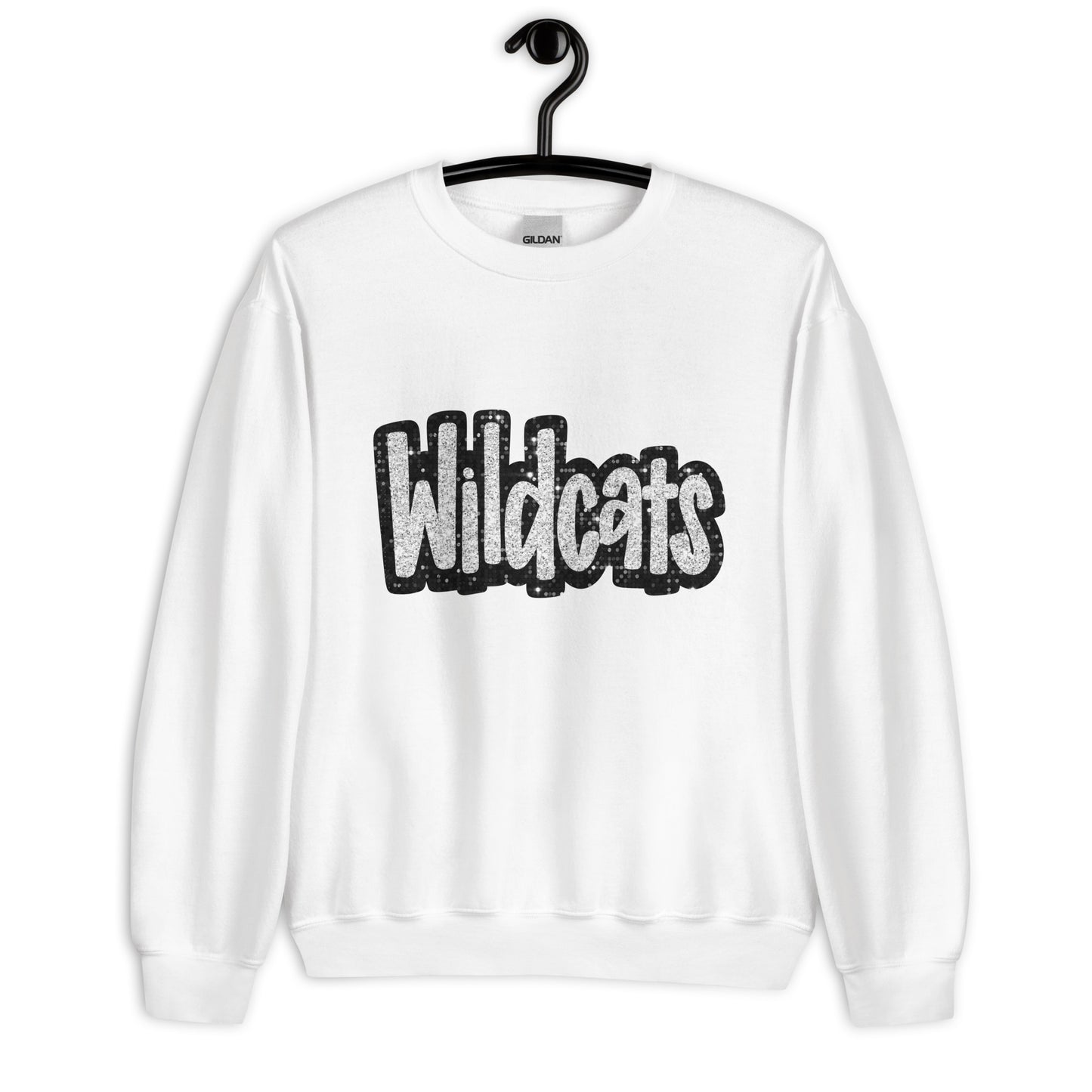 Wildcats Capital Sequin Look Unisex Sweatshirt