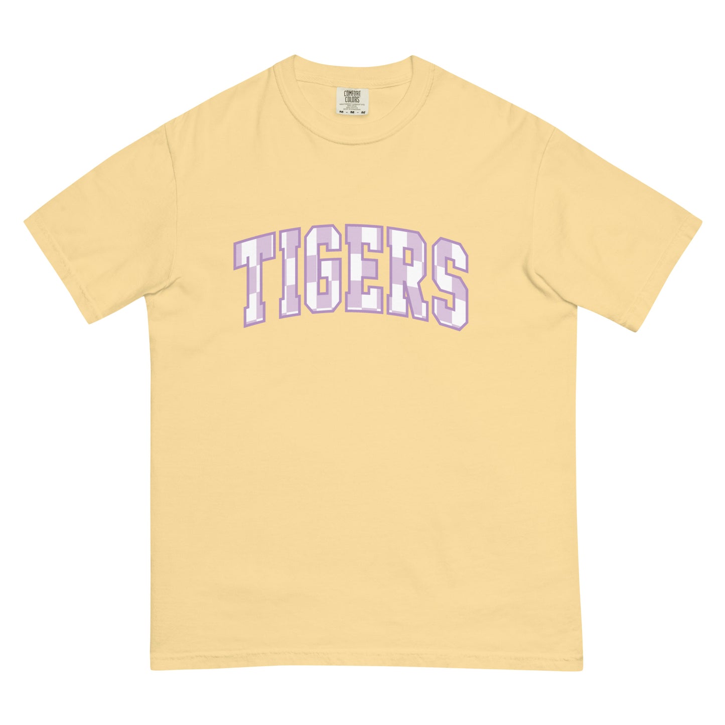 Checkerboard TIGERS Comfort Colors Unisex garment-dyed heavyweight t-shirt