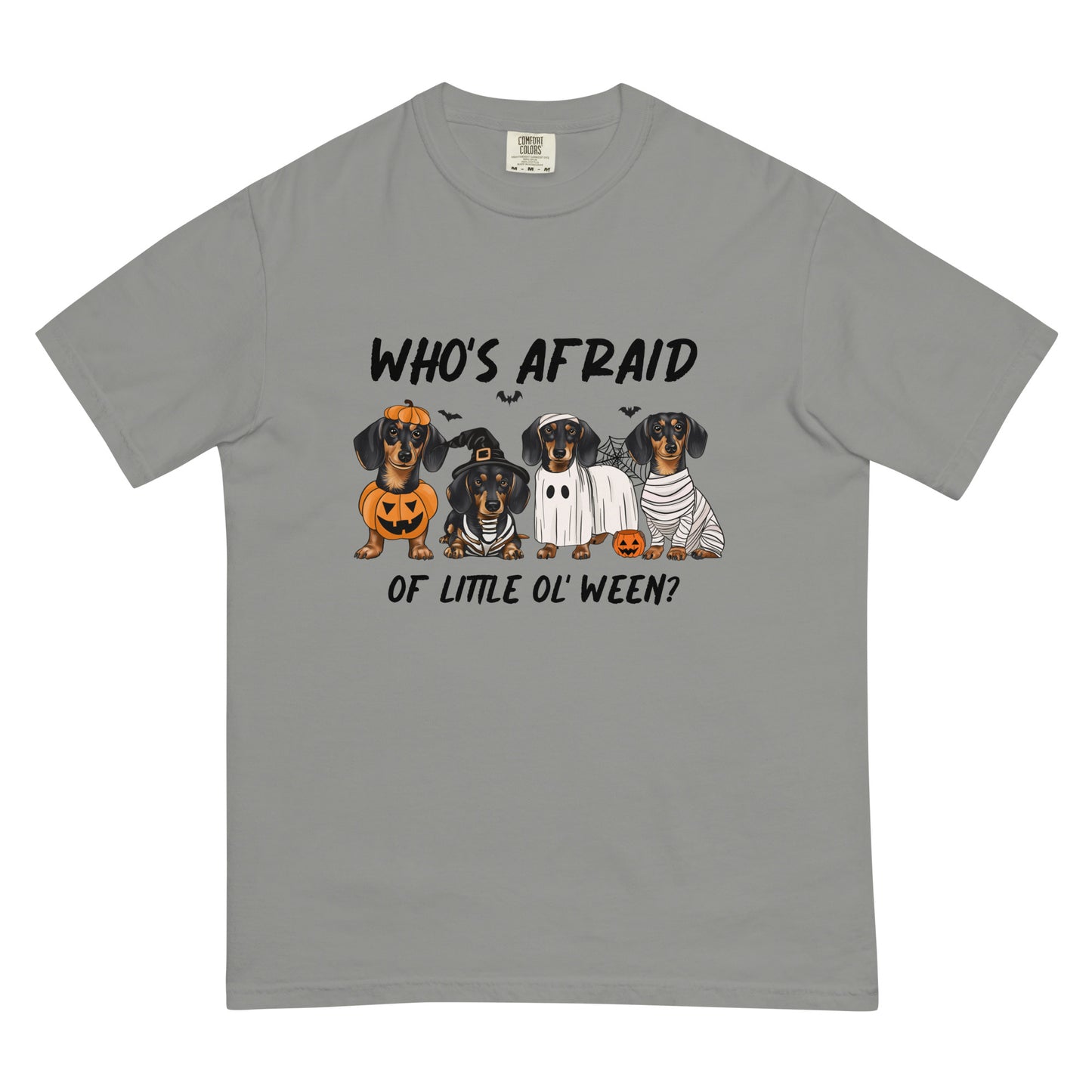 Who's Afraid Dog Comfort Colors Unisex garment-dyed heavyweight t-shirt