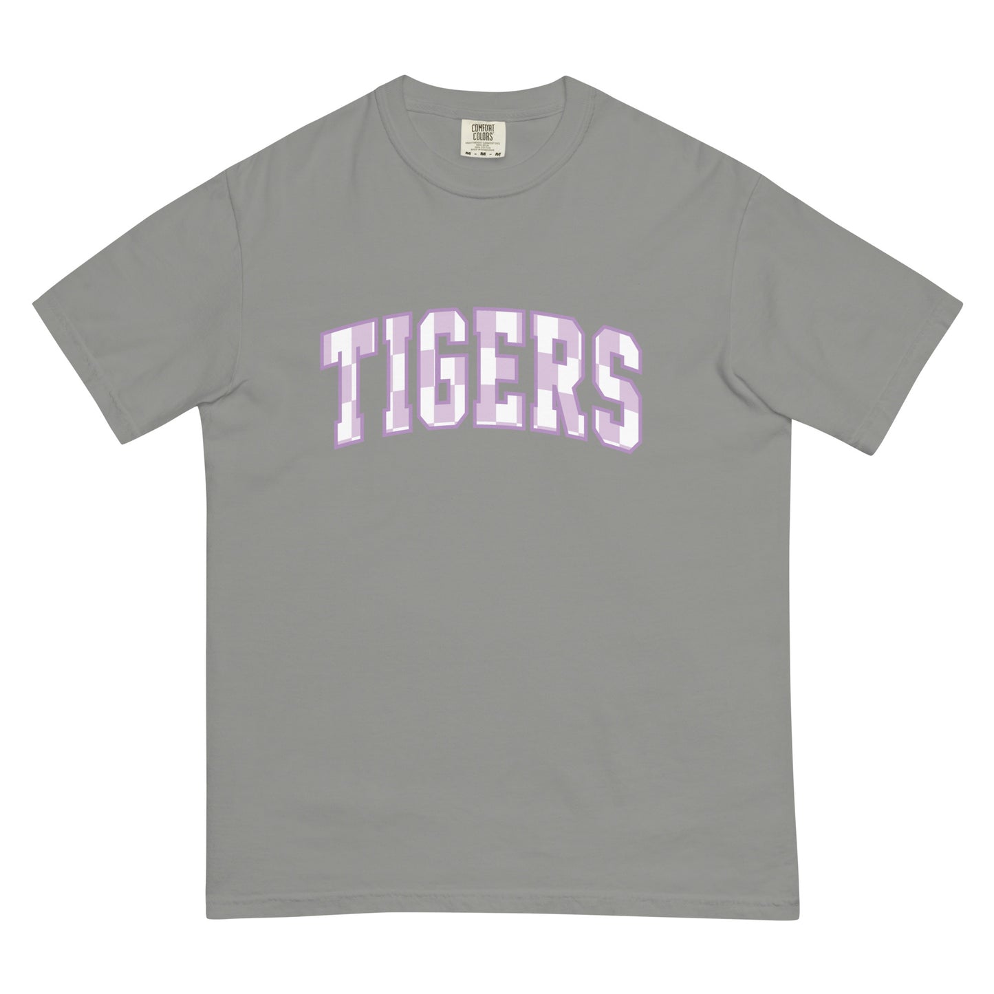 Checkerboard TIGERS Comfort Colors Unisex garment-dyed heavyweight t-shirt