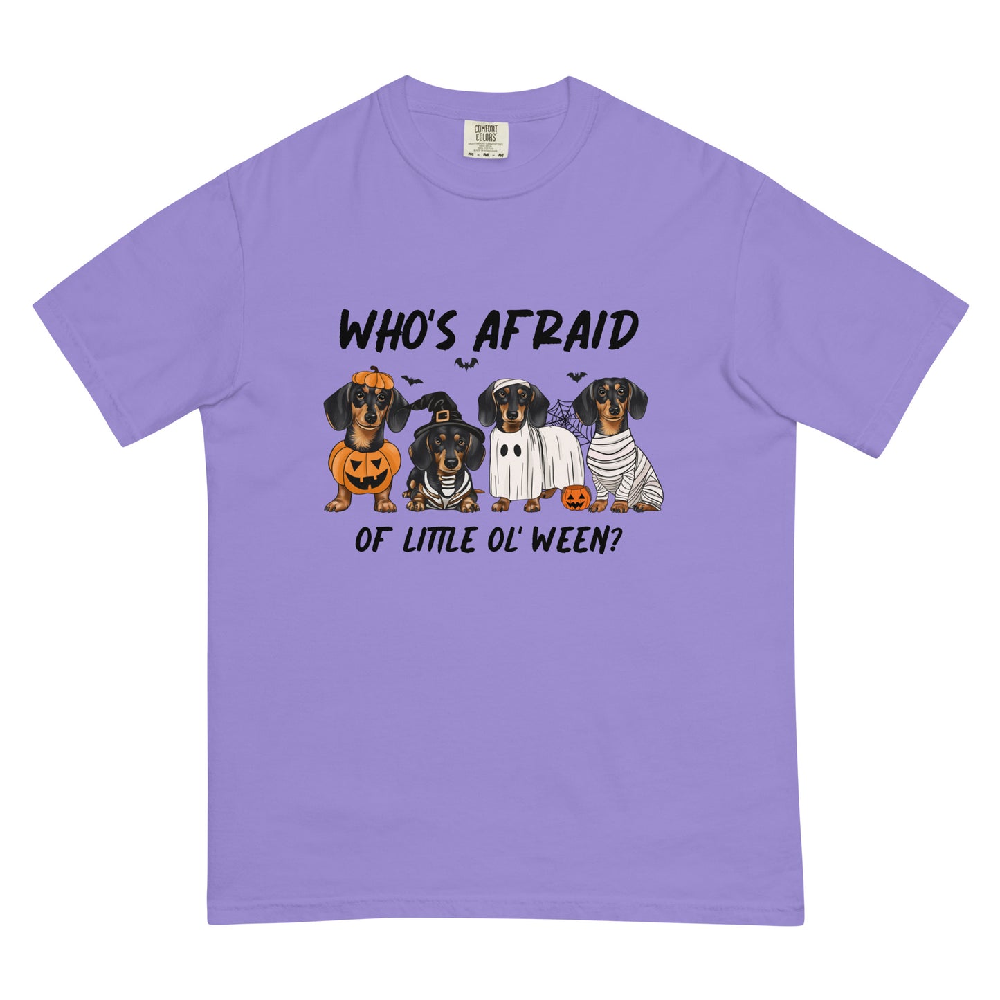 Who's Afraid Dog Comfort Colors Unisex garment-dyed heavyweight t-shirt